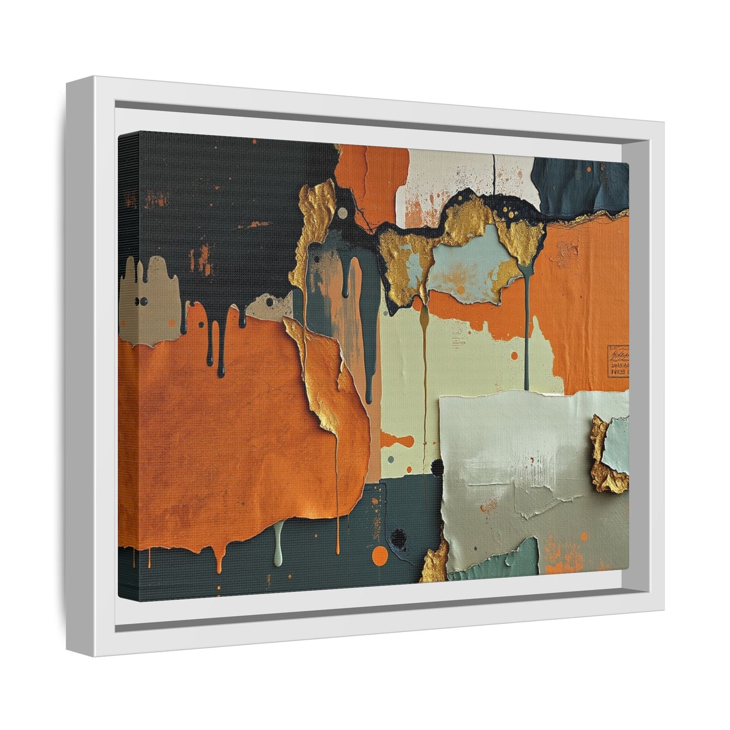Matte Canvas, Framed (Multi-color)