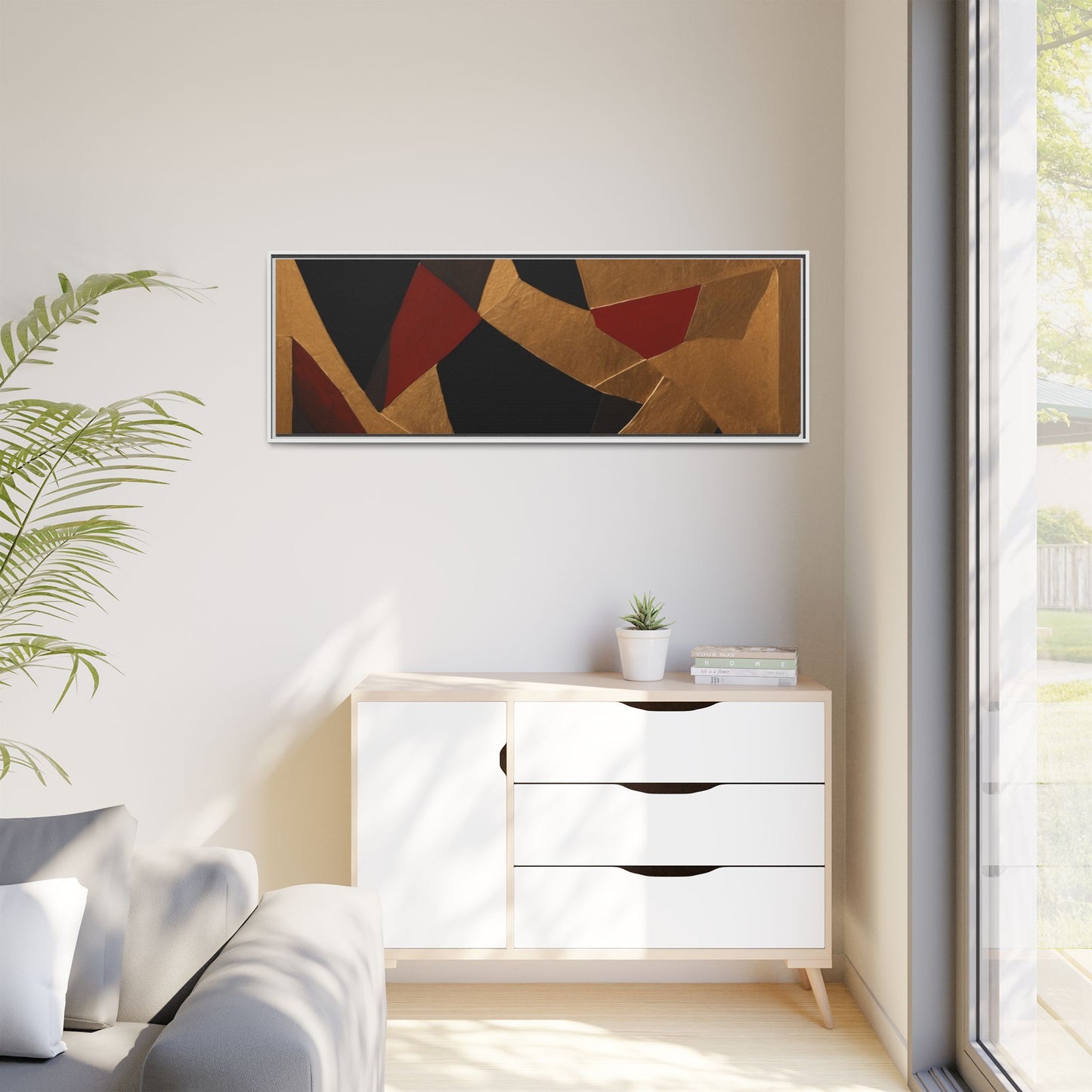 Matte Canvas, Framed (Multi-color)