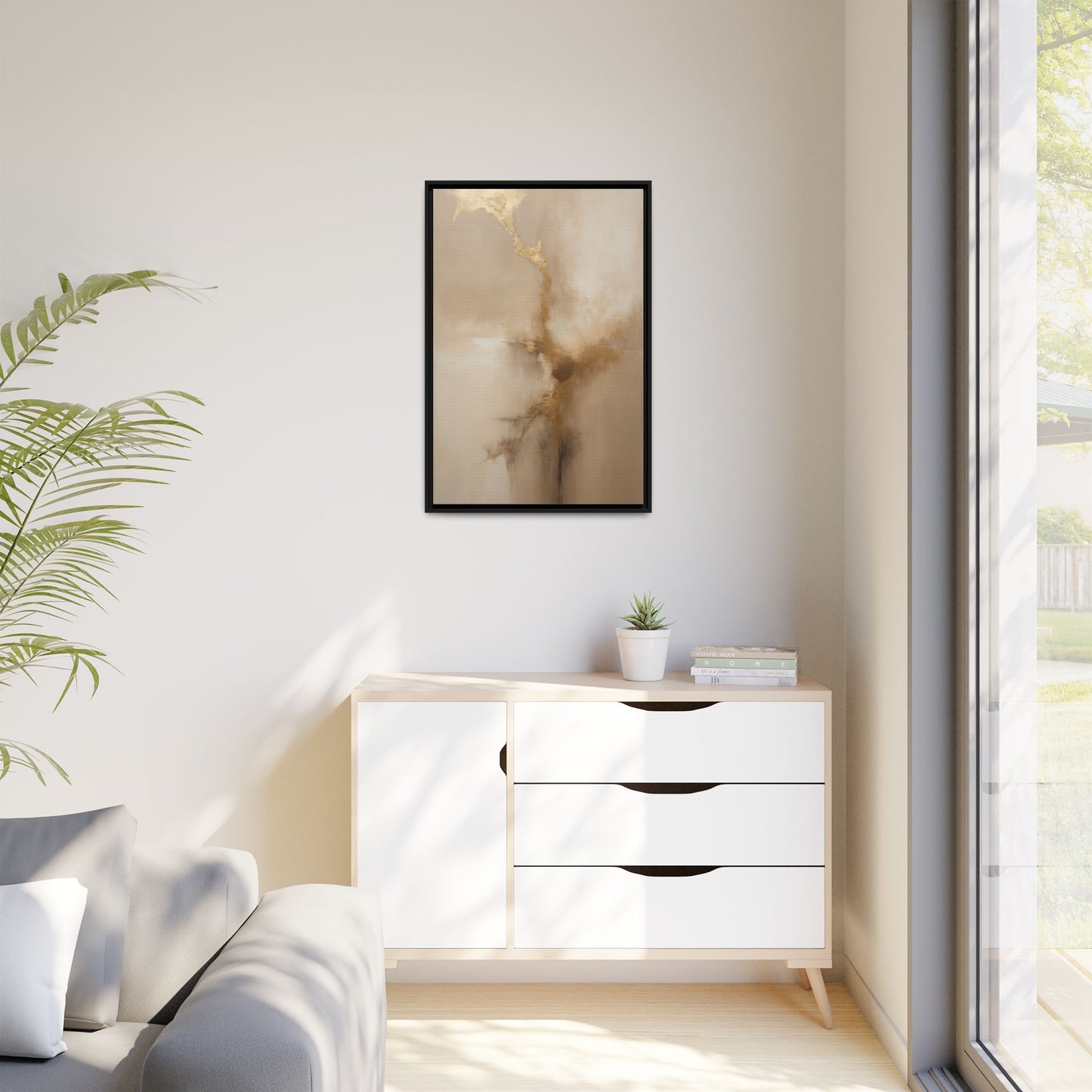 Matte Canvas, Framed (Multi-color)