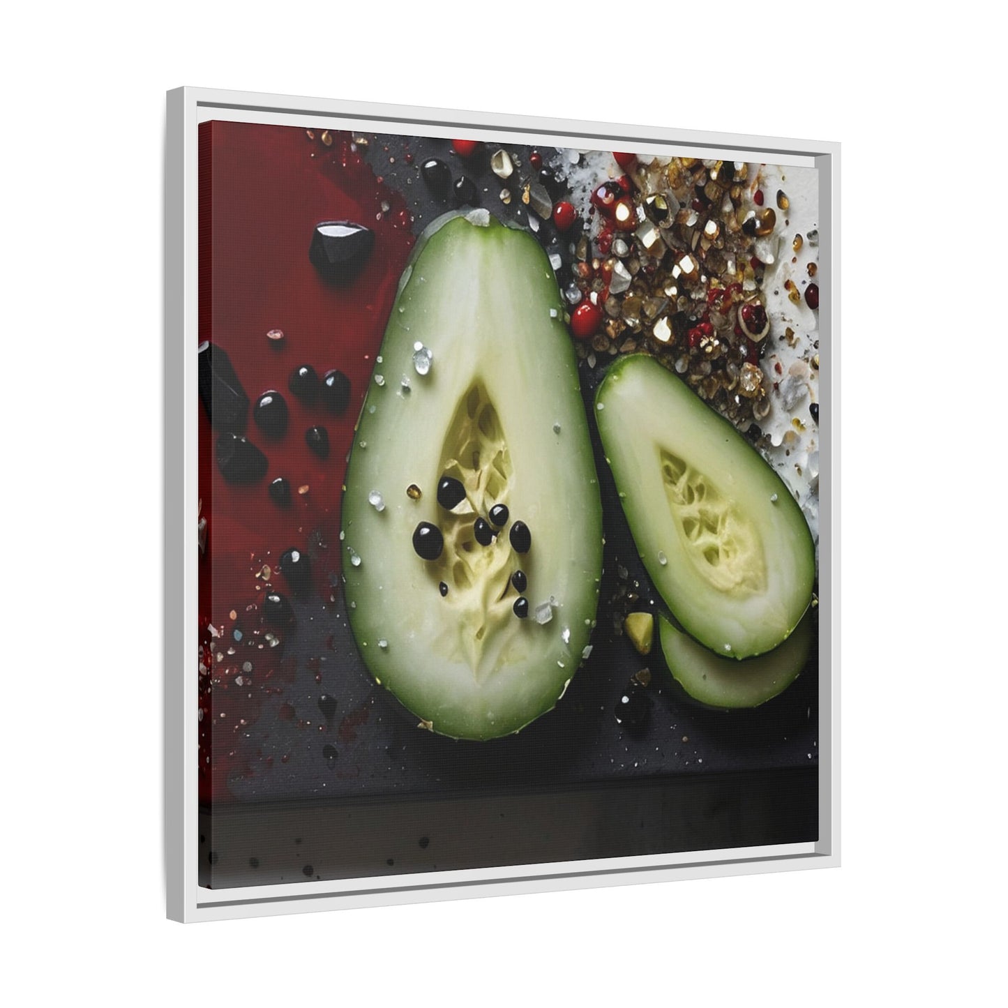 Matte Canvas, Framed (Multi-color)