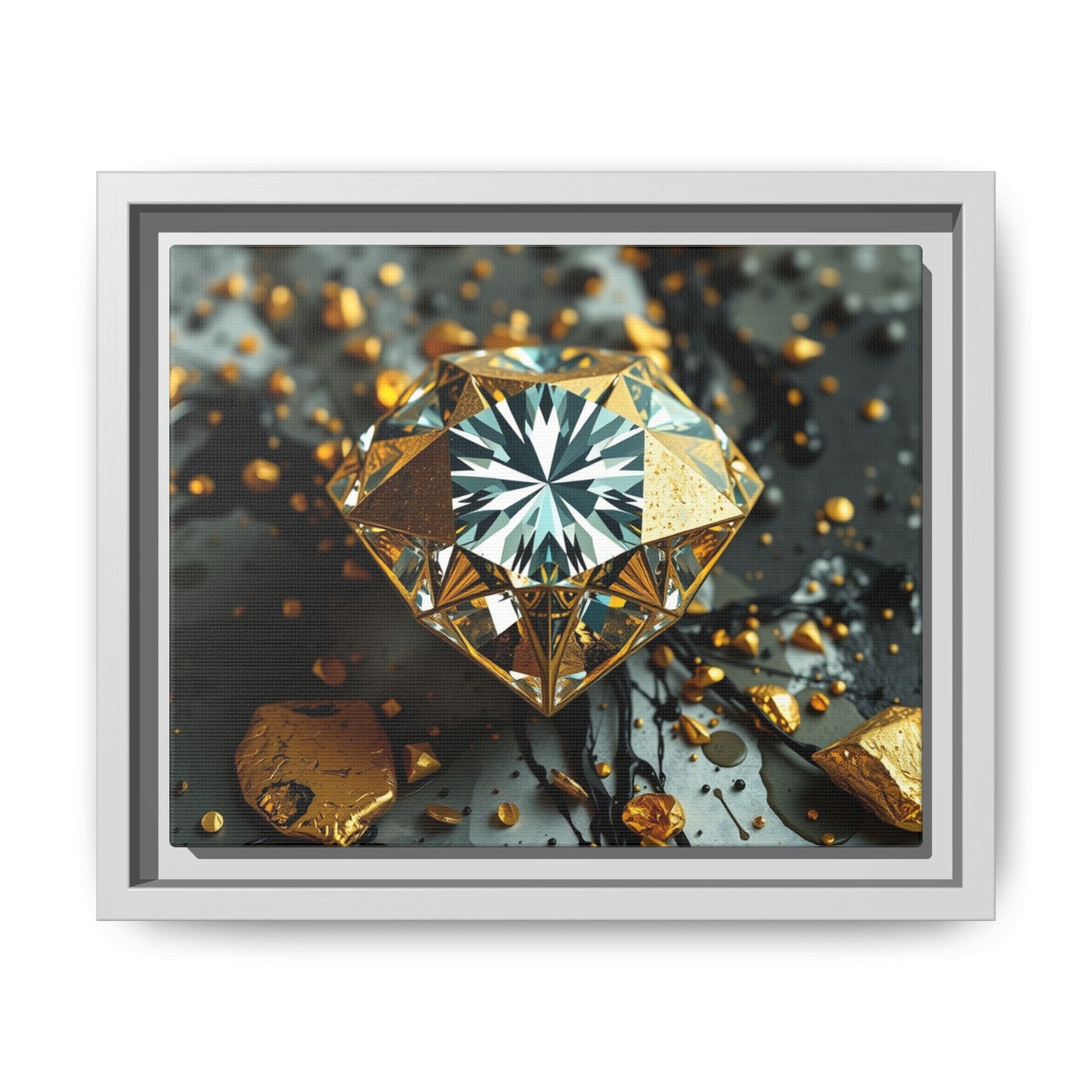 Matte Canvas, Framed (Multi-color)