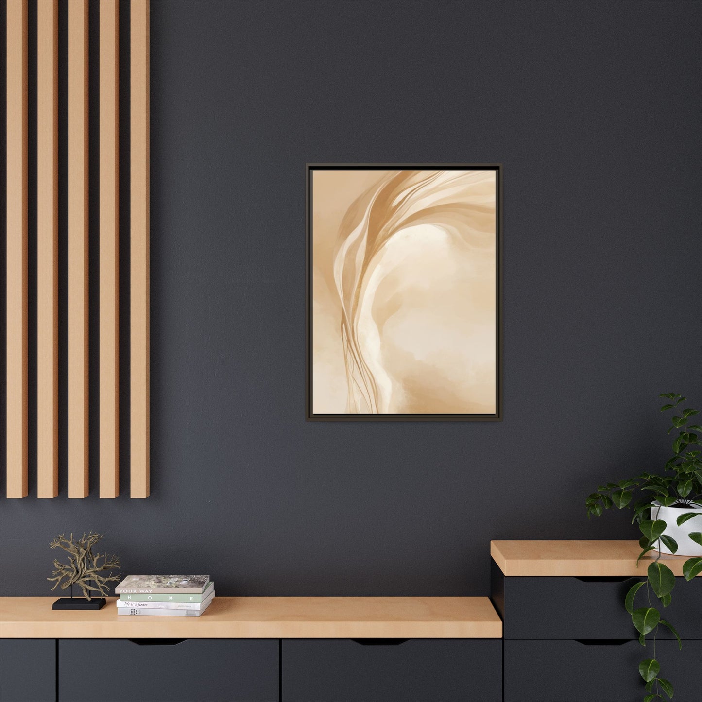 Matte Canvas, Framed (Multi-color)