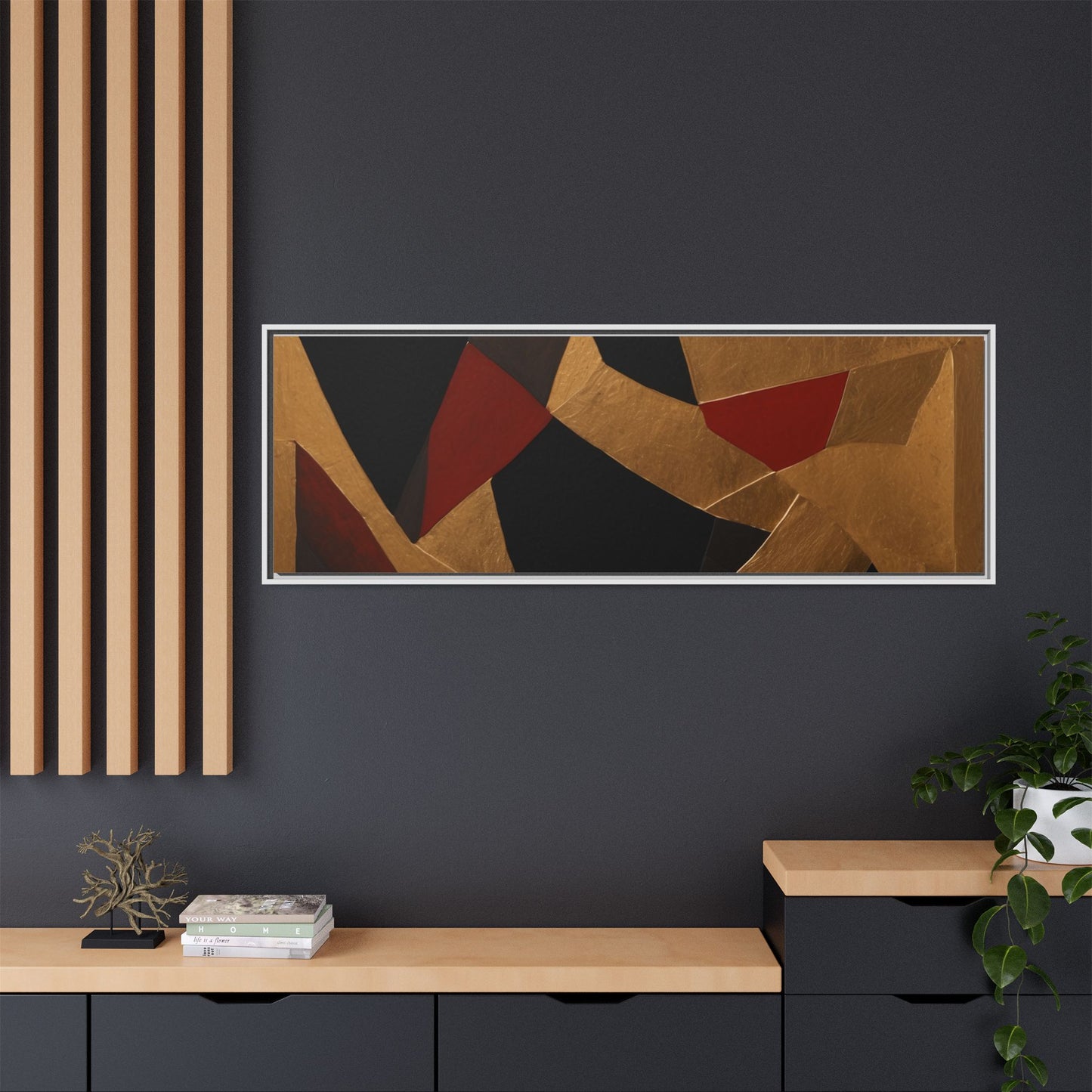 Matte Canvas, Framed (Multi-color)