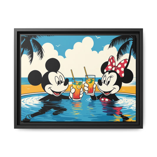 Matte Canvas, Framed (Multi-color)