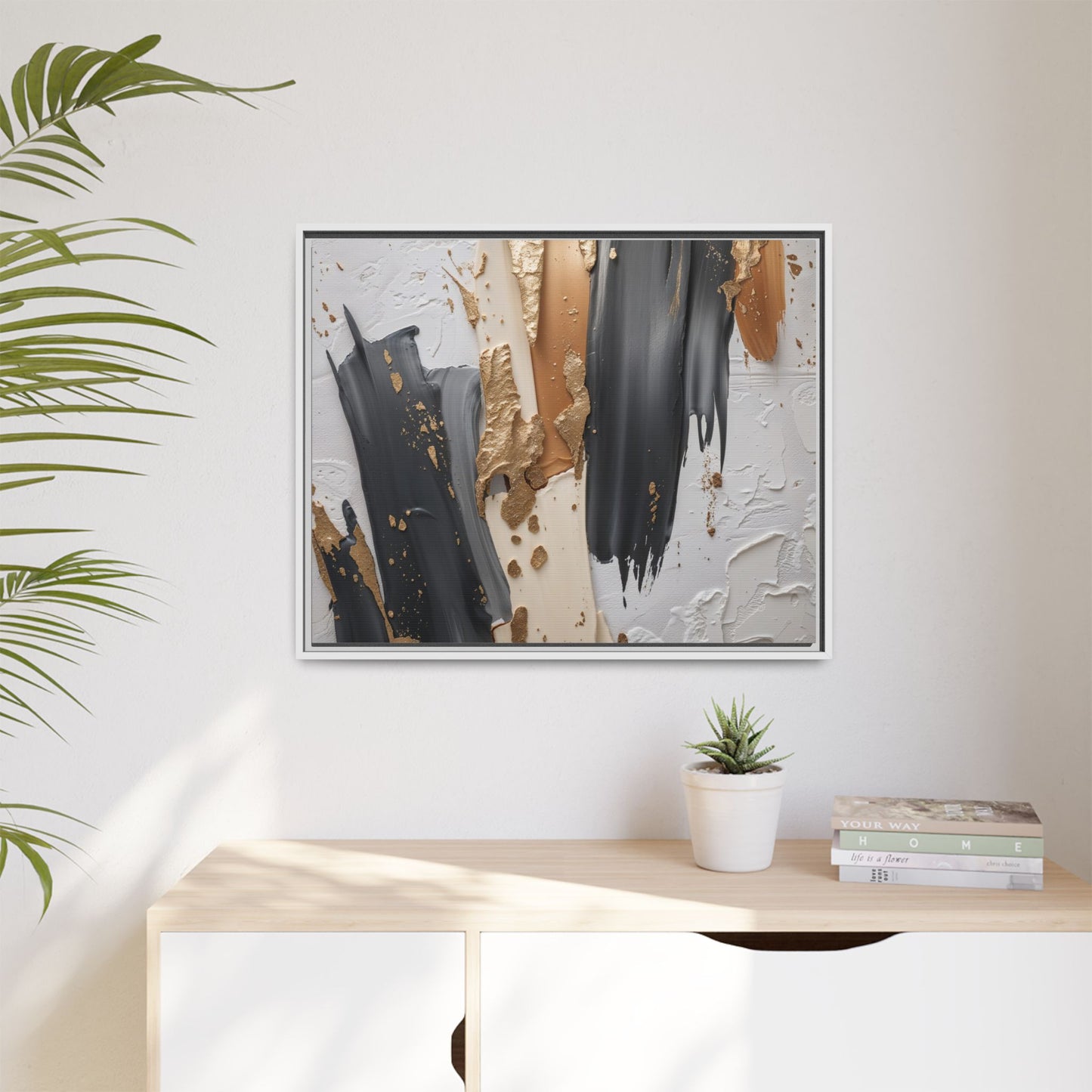 Matte Canvas, Framed (Multi-color)