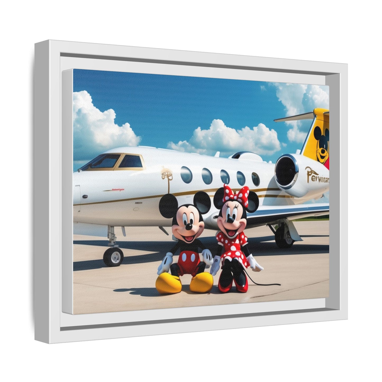 Mickey & Minnie Jetsetter Canvas Art