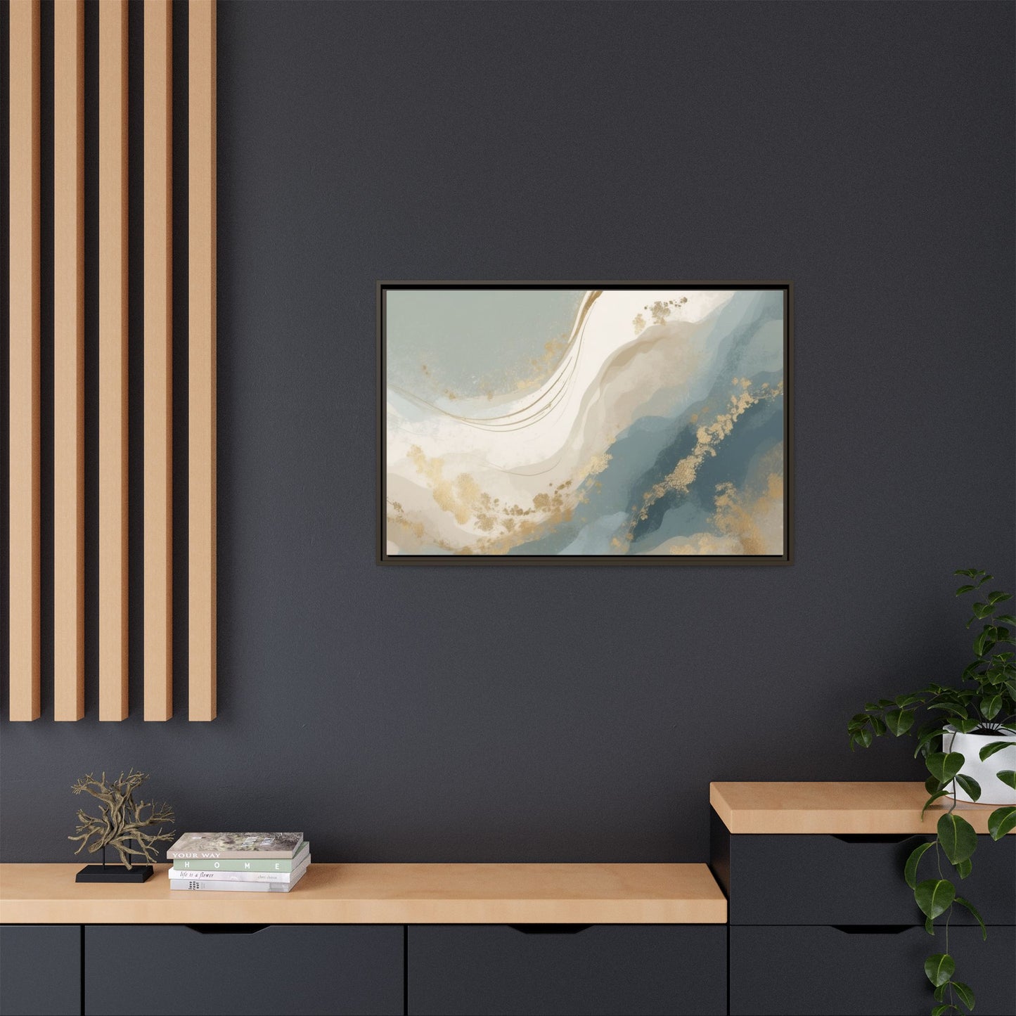 Matte Canvas, Framed (Multi-color)