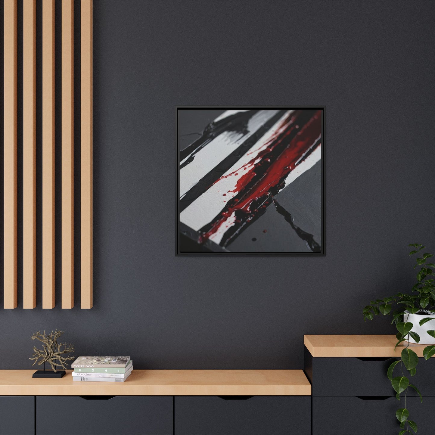 Matte Canvas, Framed (Multi-color)