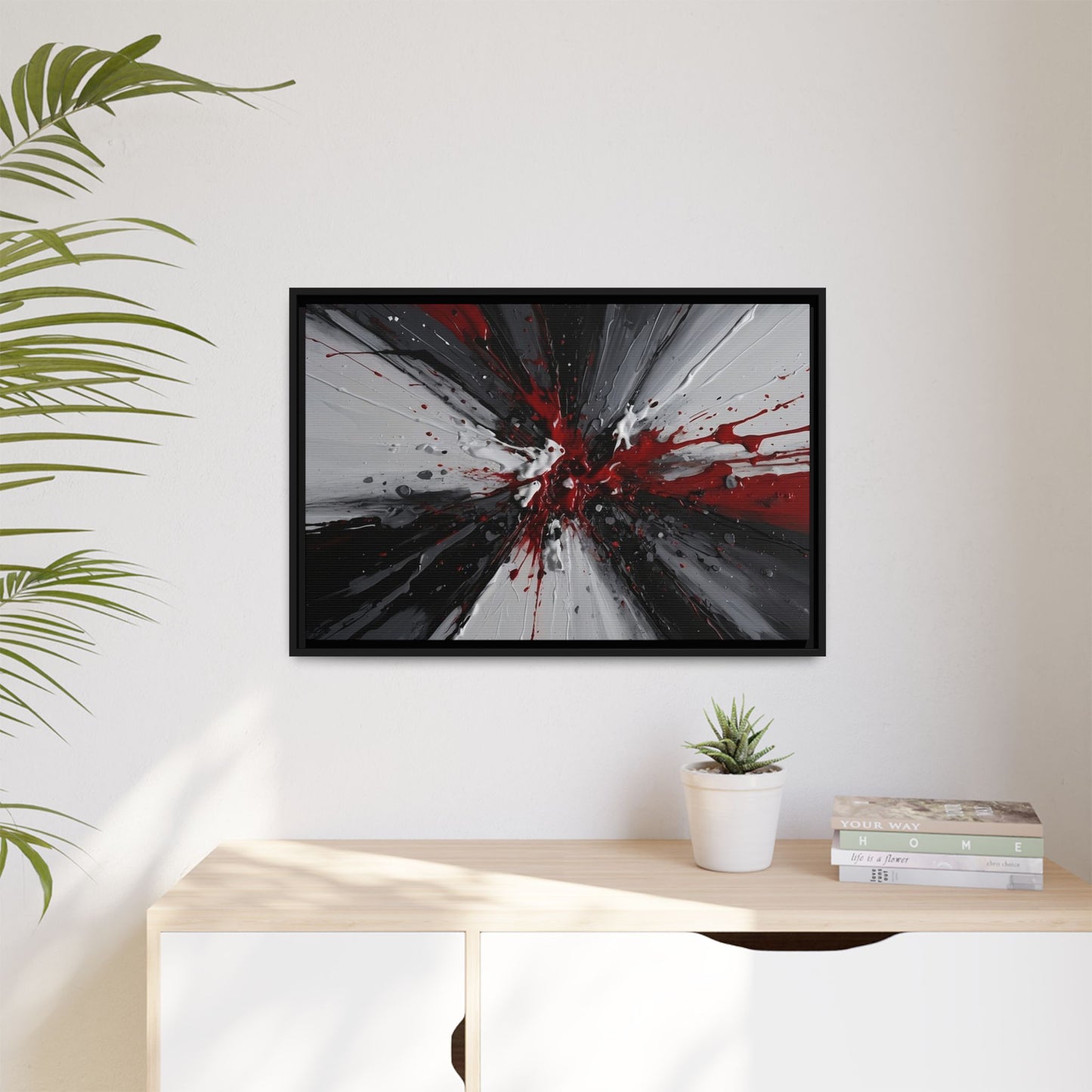 Matte Canvas, Framed (Multi-color)