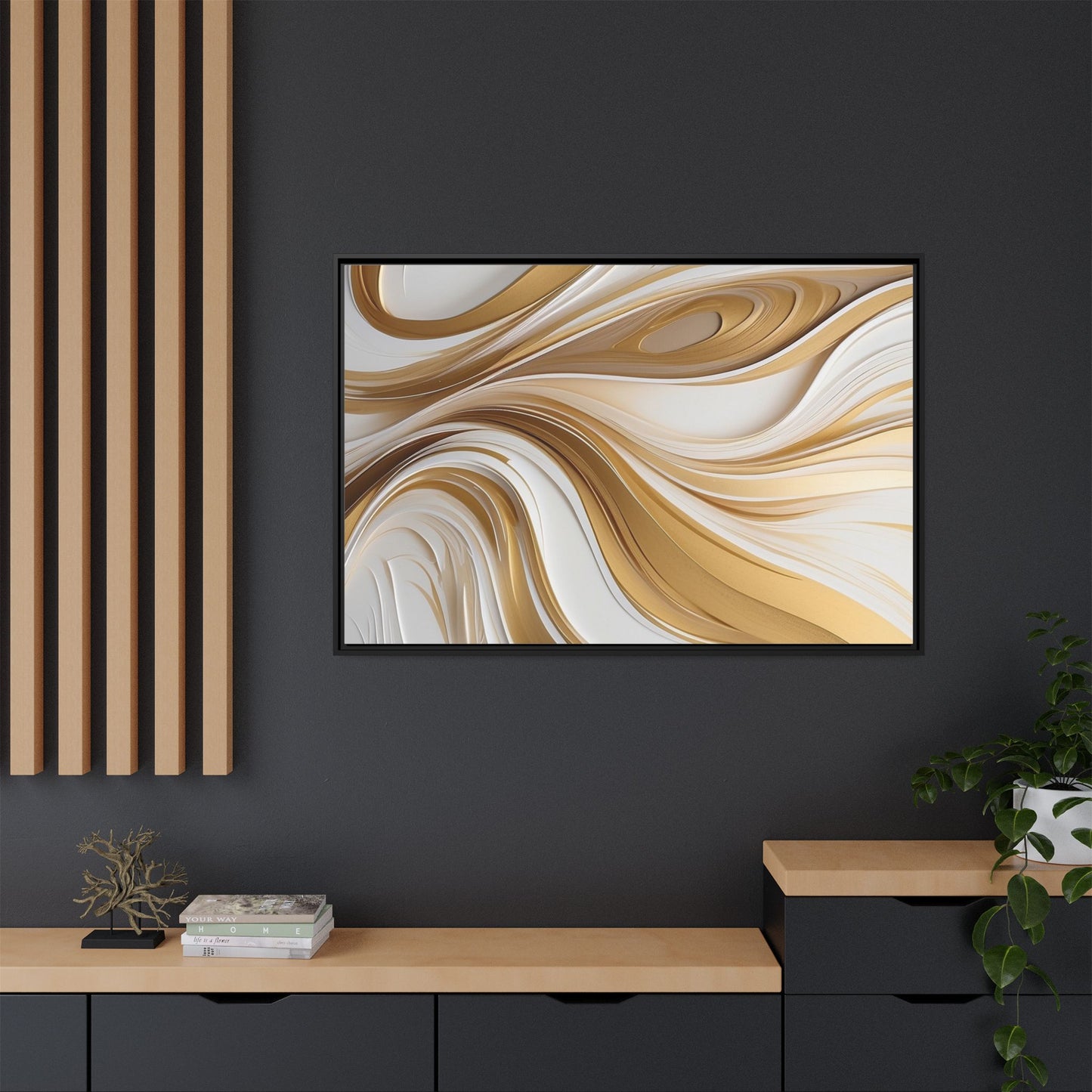 Matte Canvas, Framed (Multi-color)