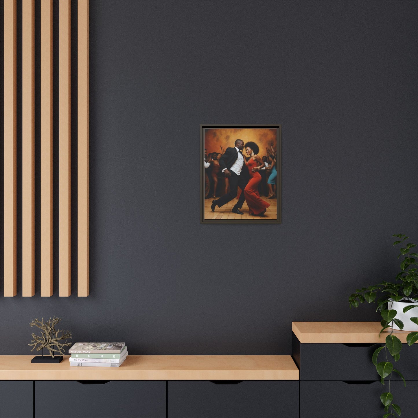 Matte Canvas, Framed (Multi-color)