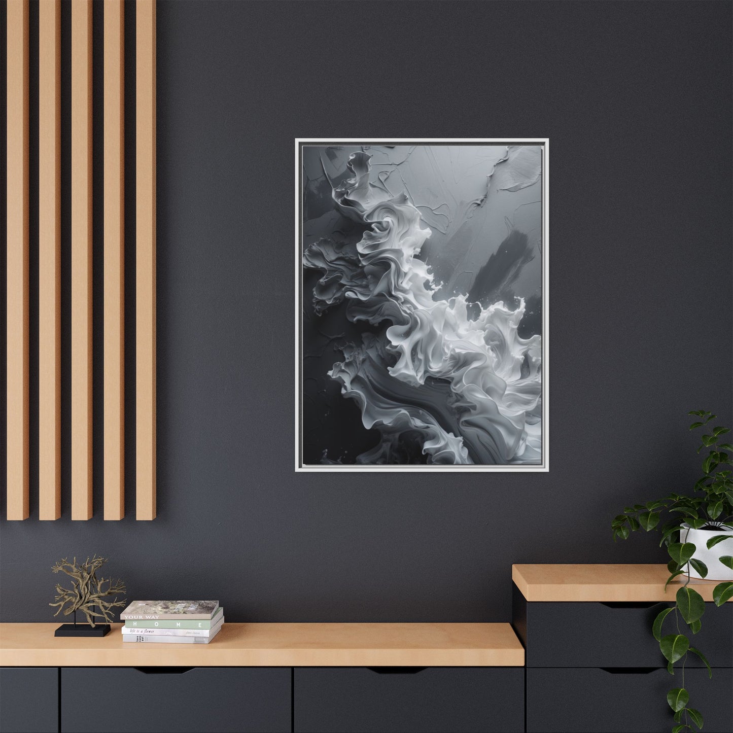Matte Canvas, Framed (Multi-color)