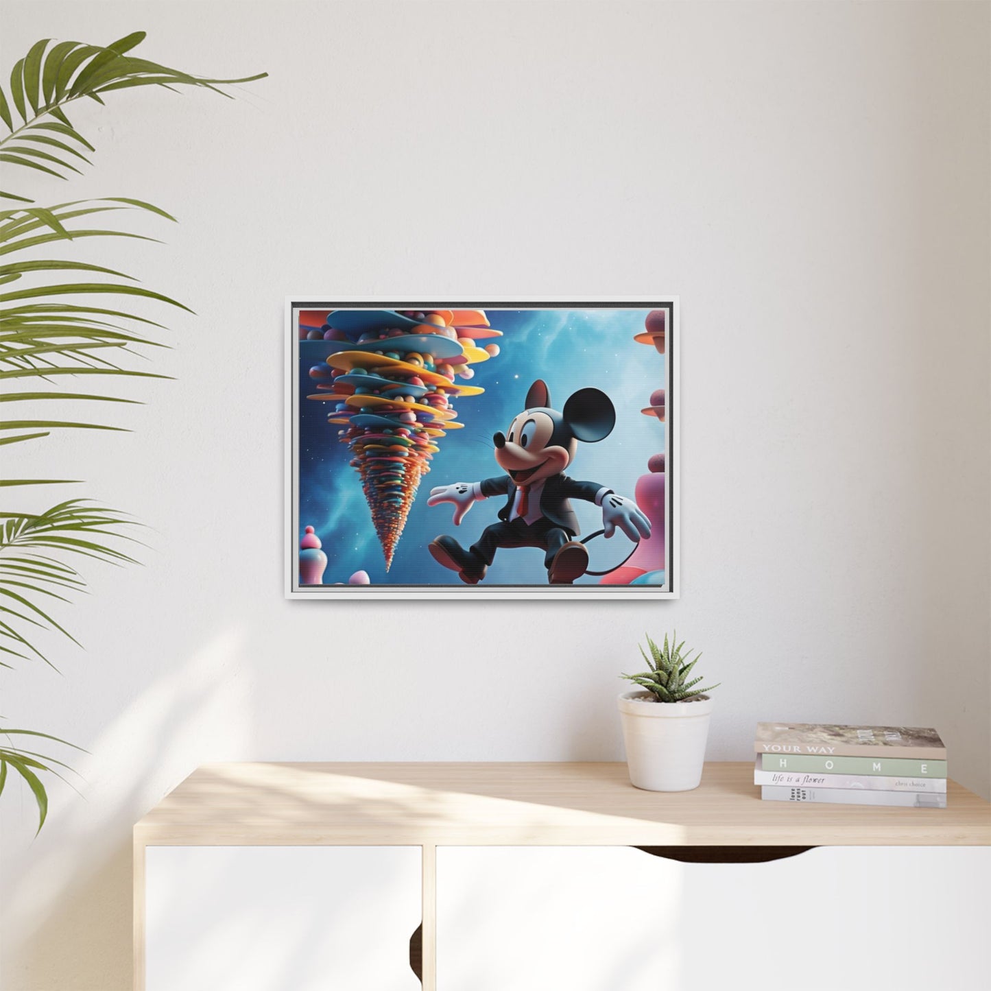 Matte Canvas, Framed (Multi-color)