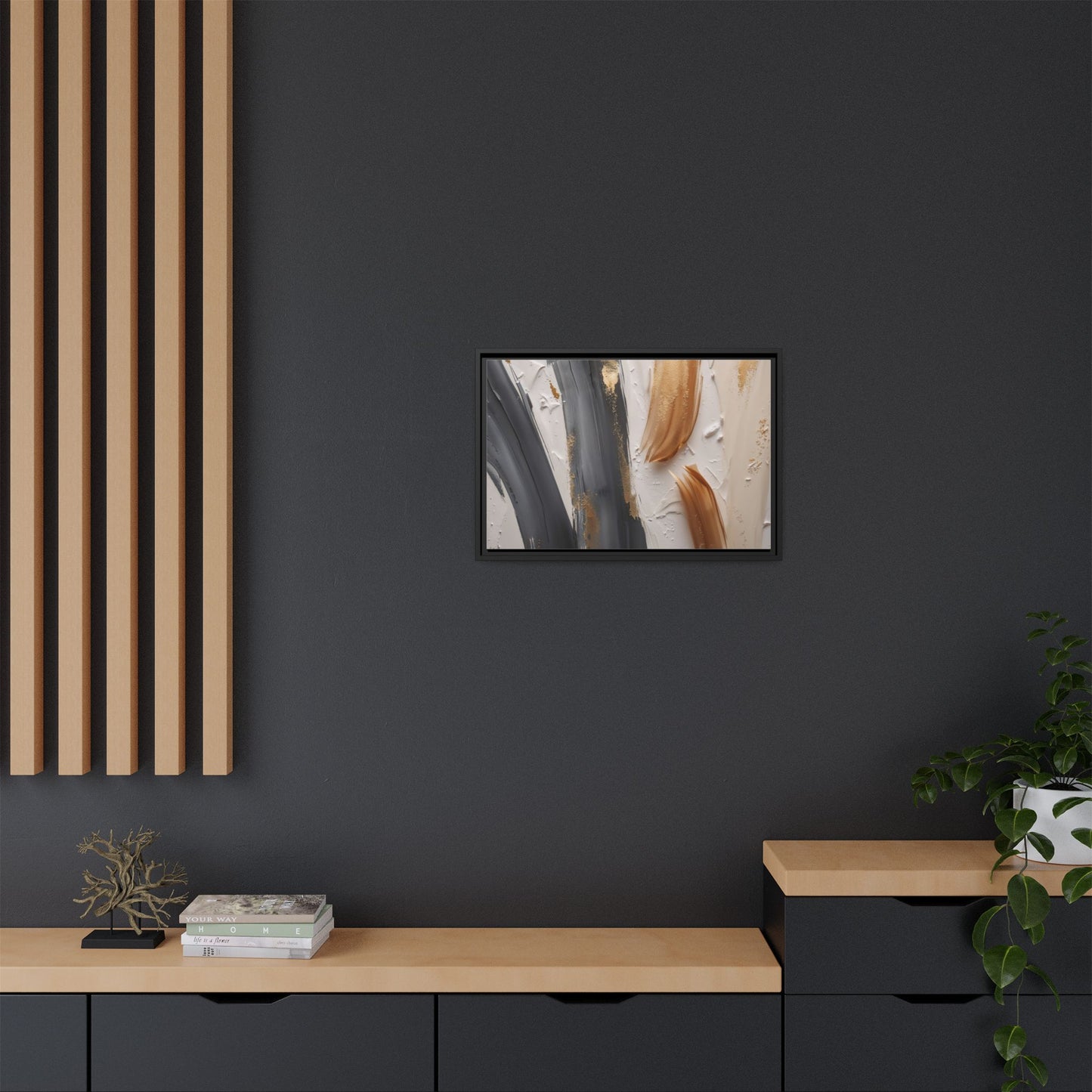 Matte Canvas, Framed (Multi-color)