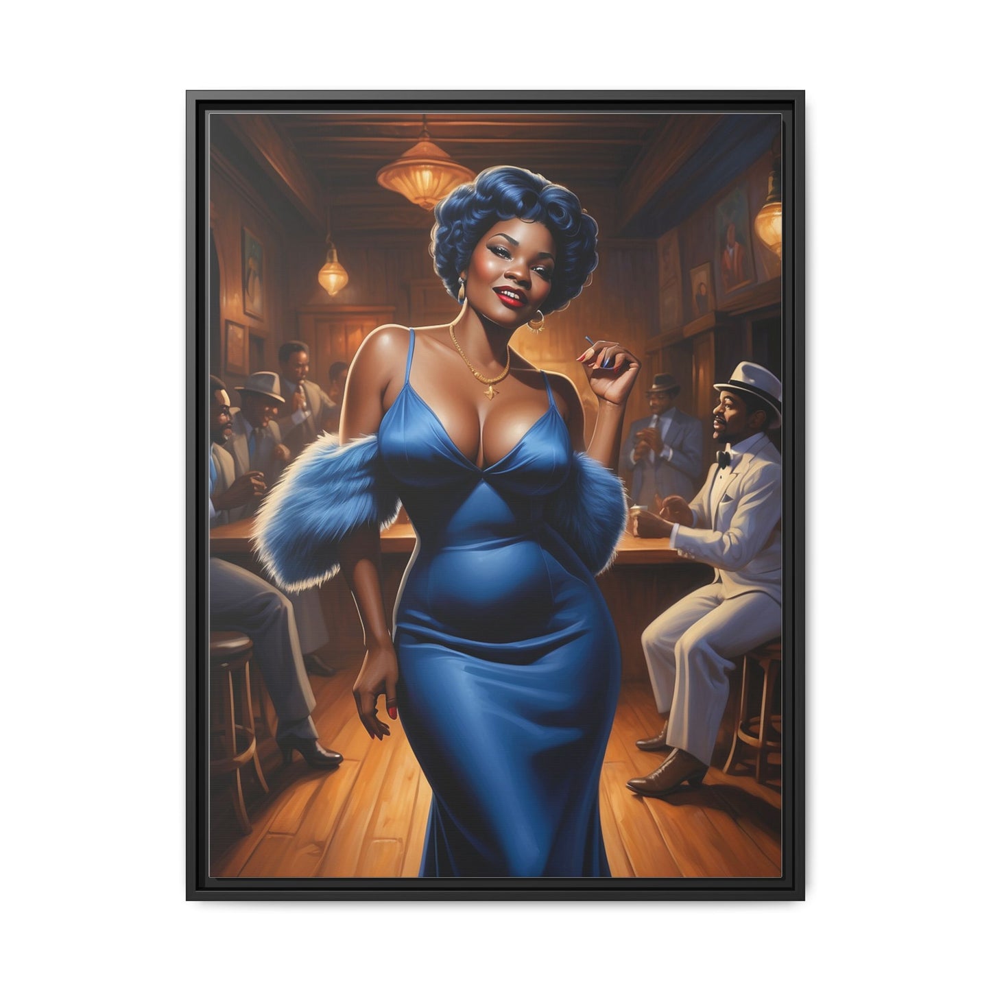 Matte Canvas, Framed (Multi-color)