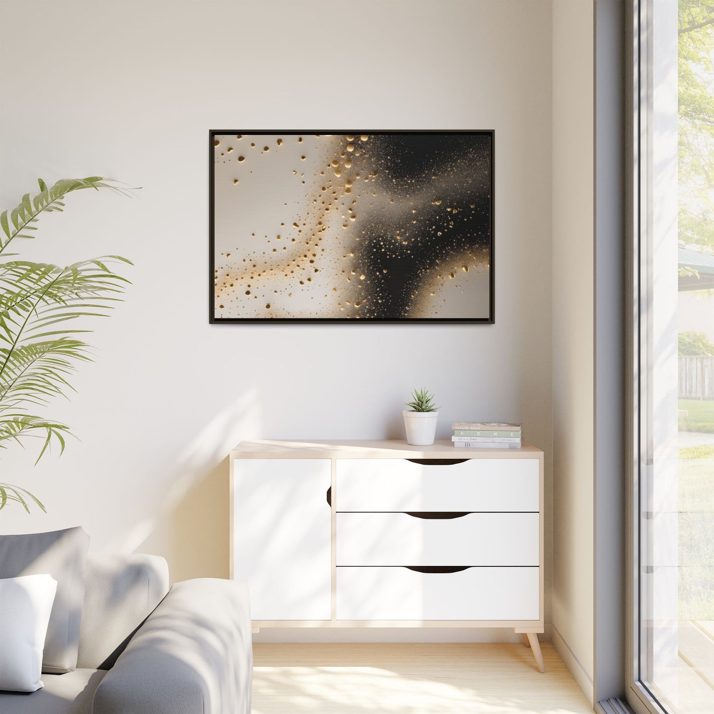 Matte Canvas, Framed (Multi-color)