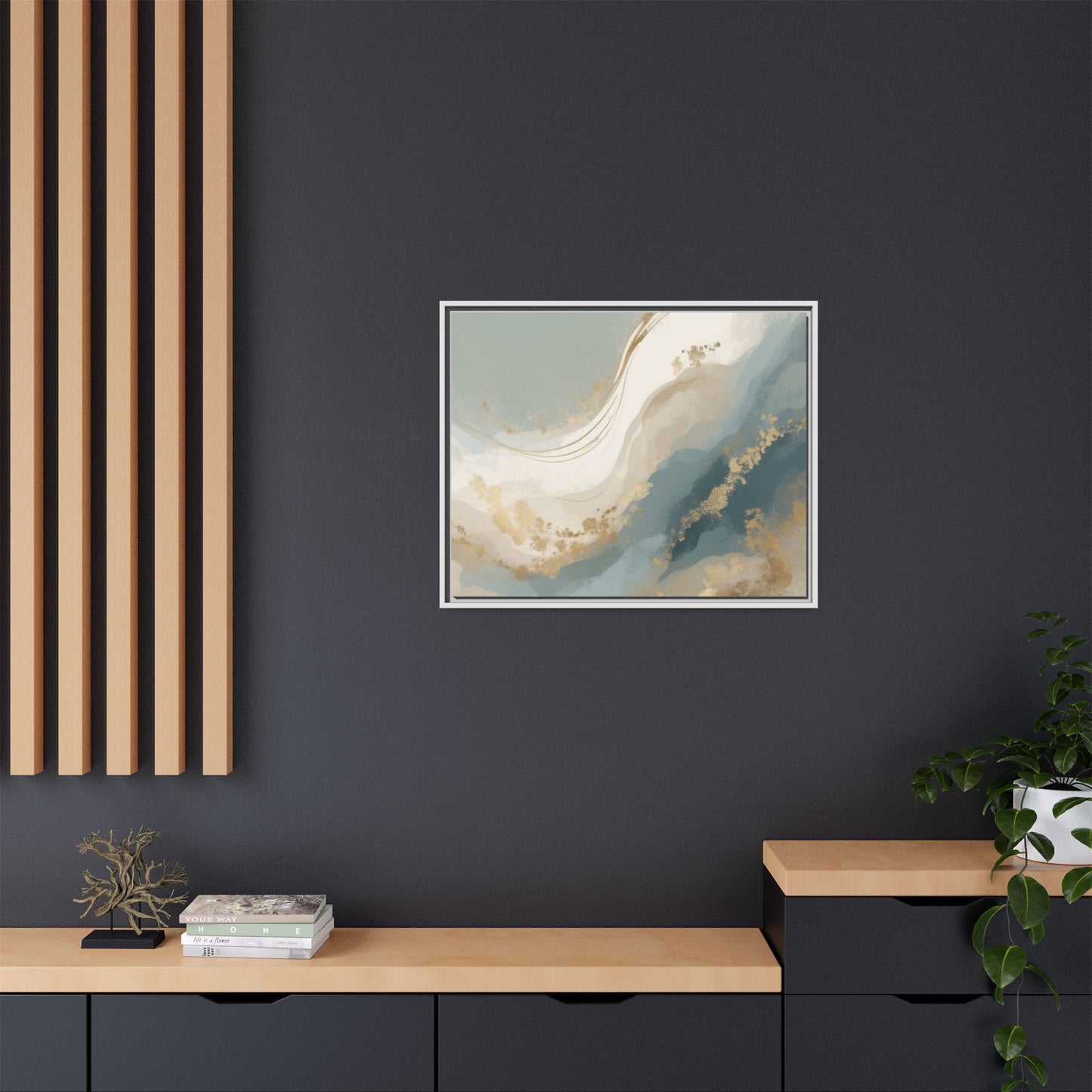 Matte Canvas, Framed (Multi-color)
