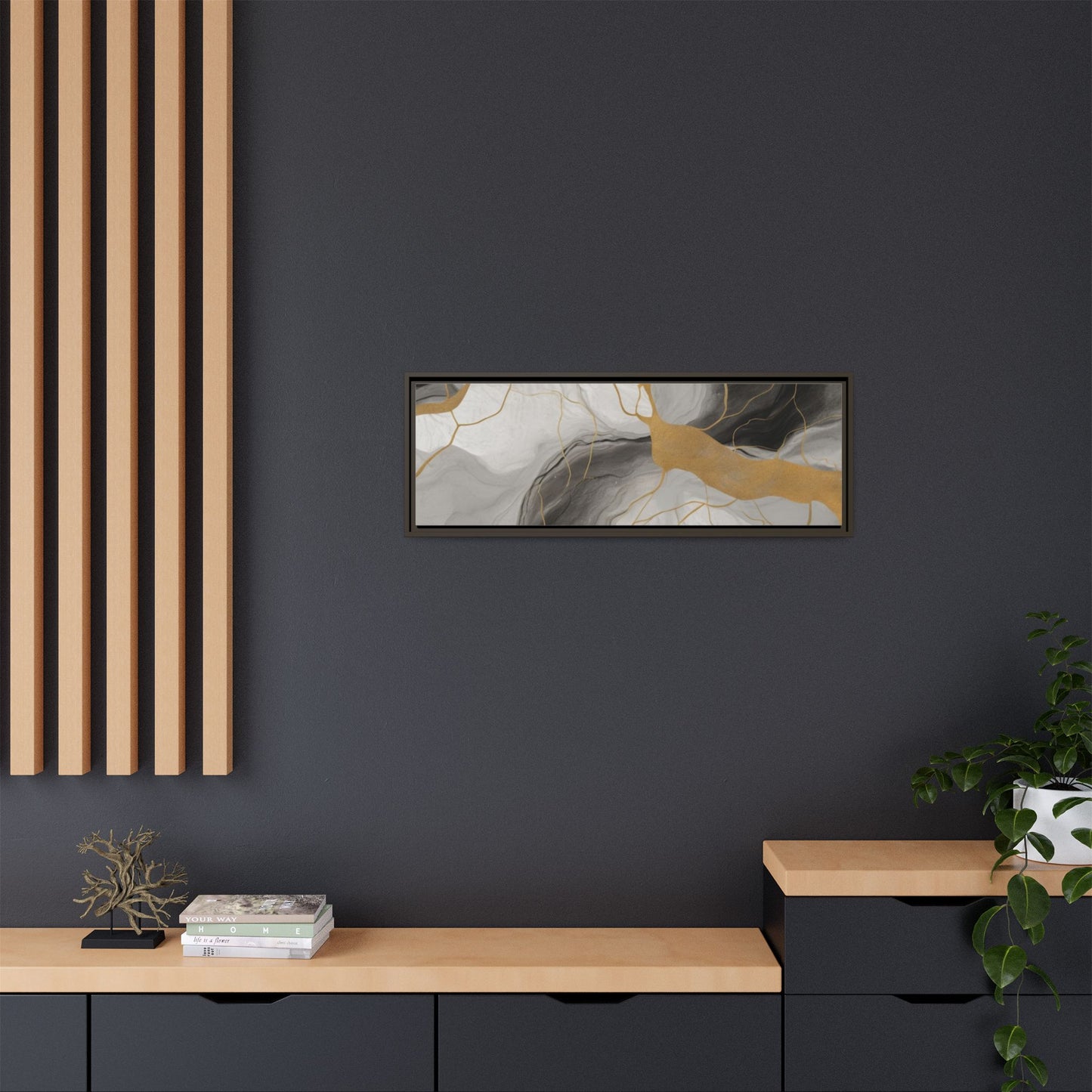 Matte Canvas, Framed (Multi-color)