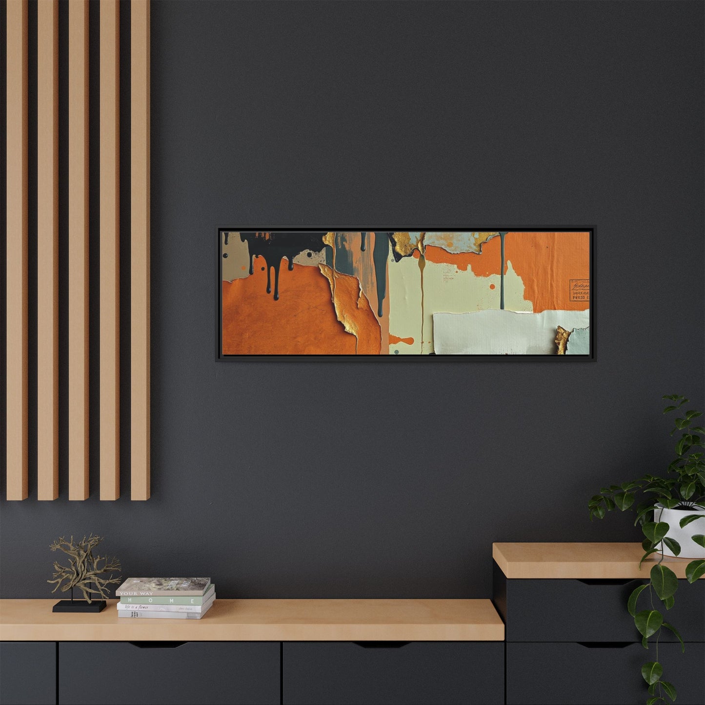 Matte Canvas, Framed (Multi-color)