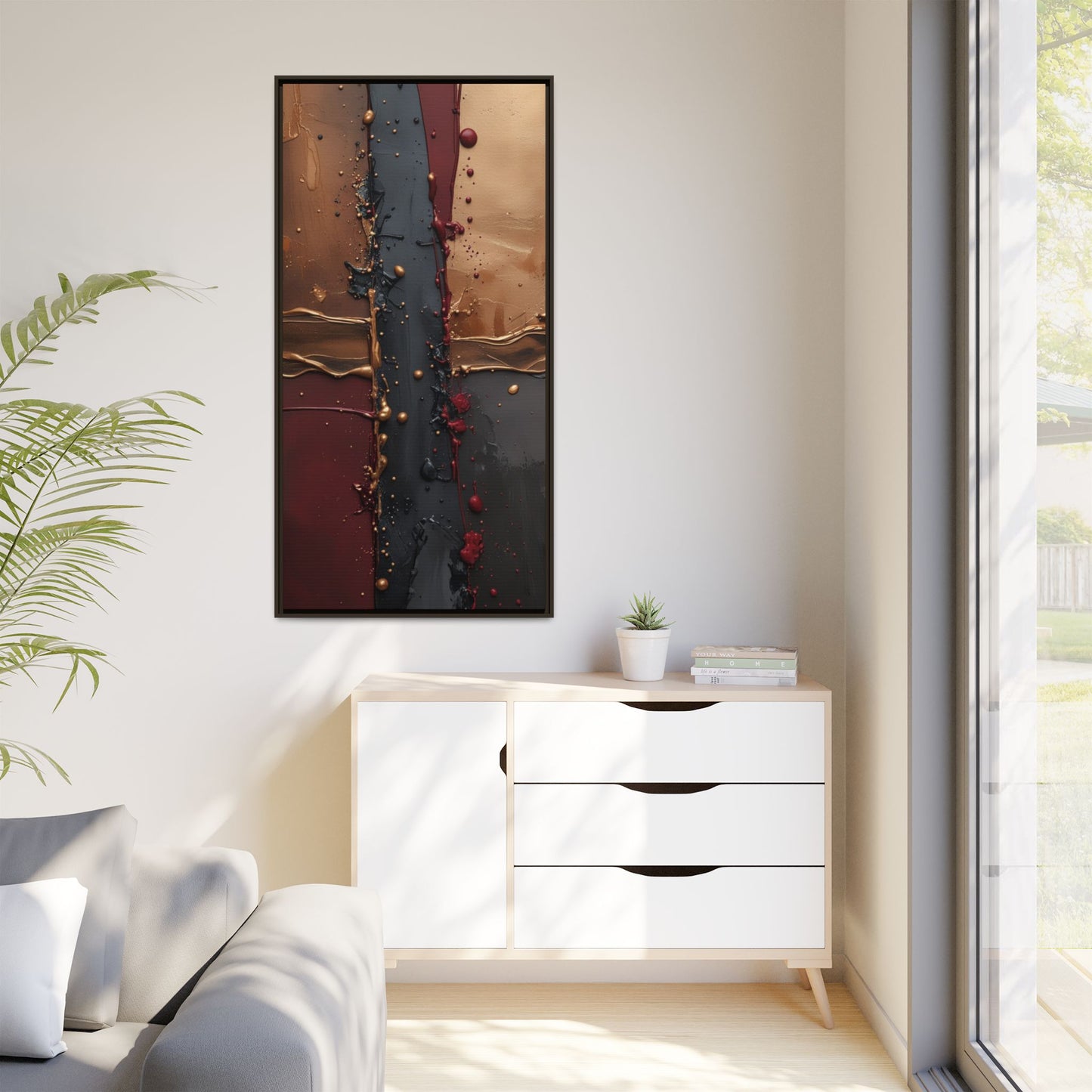 Matte Canvas, Framed (Multi-color)
