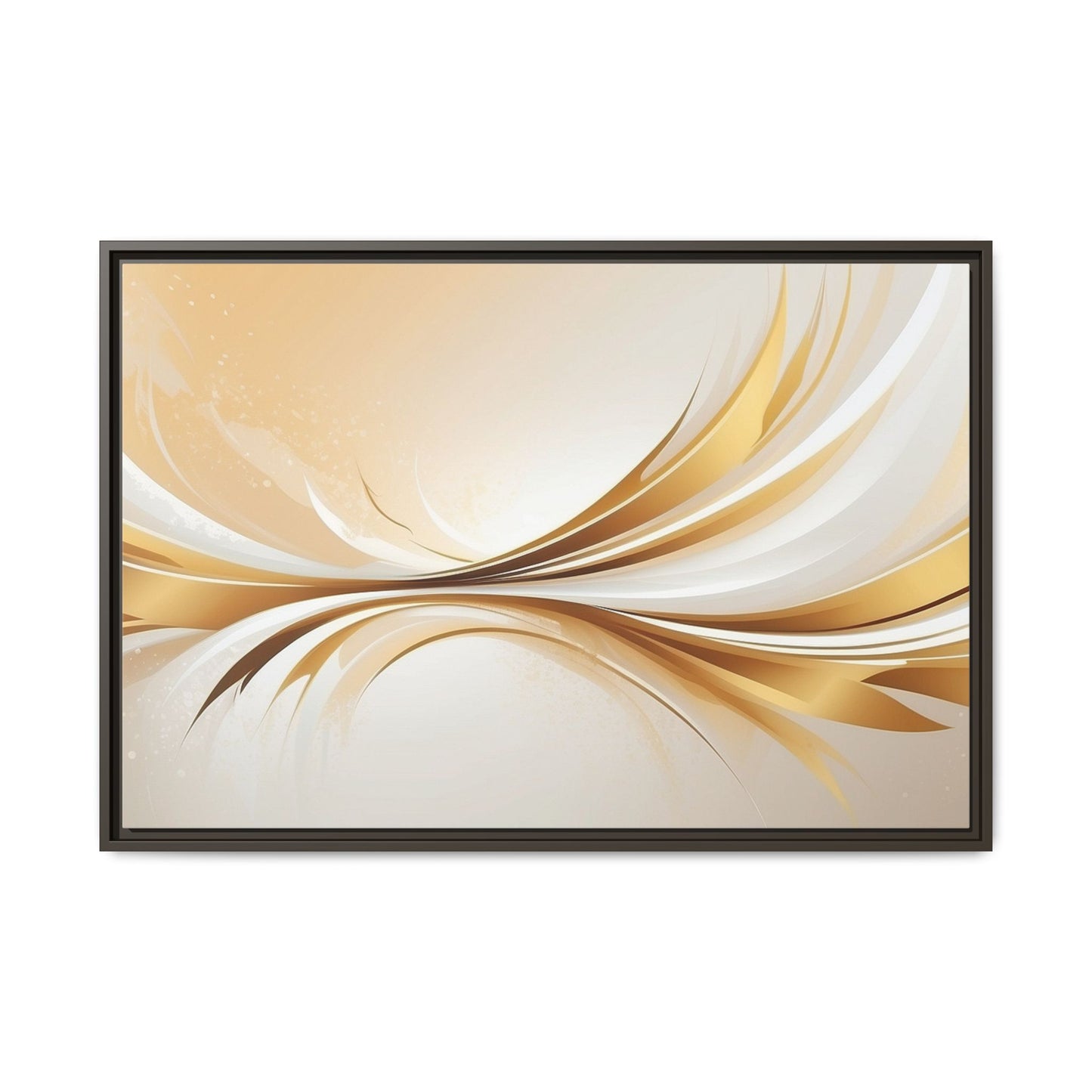 Modern Abstract Wall Art - Framed Matte Canvas Decor
