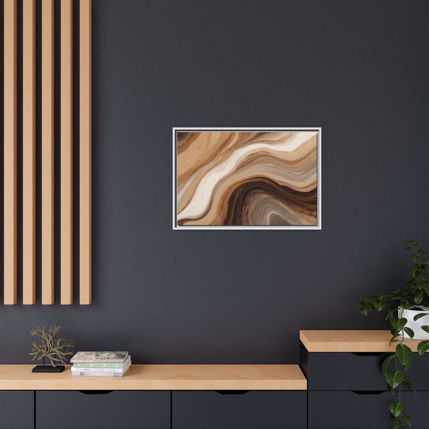 Matte Canvas, Framed (Multi-color)
