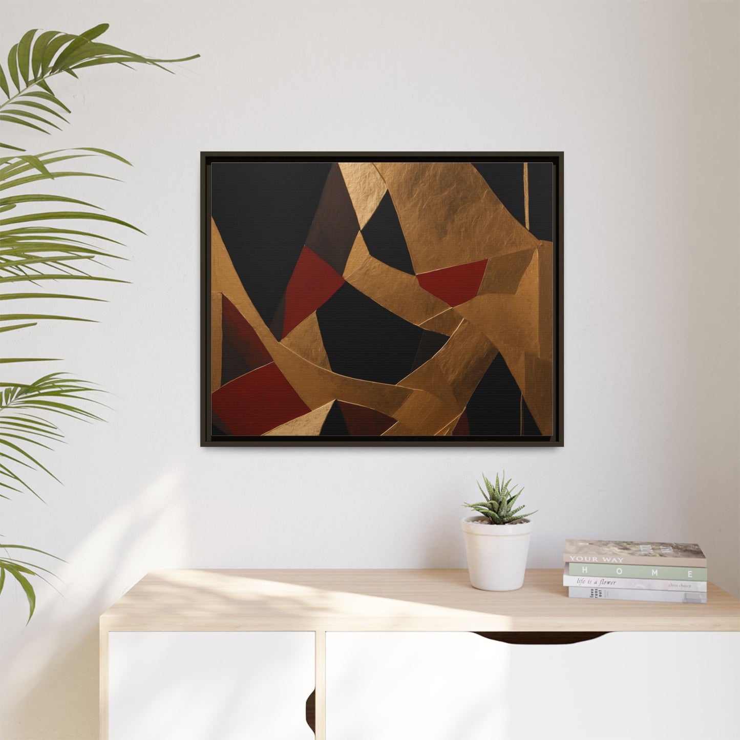 Matte Canvas, Framed (Multi-color)