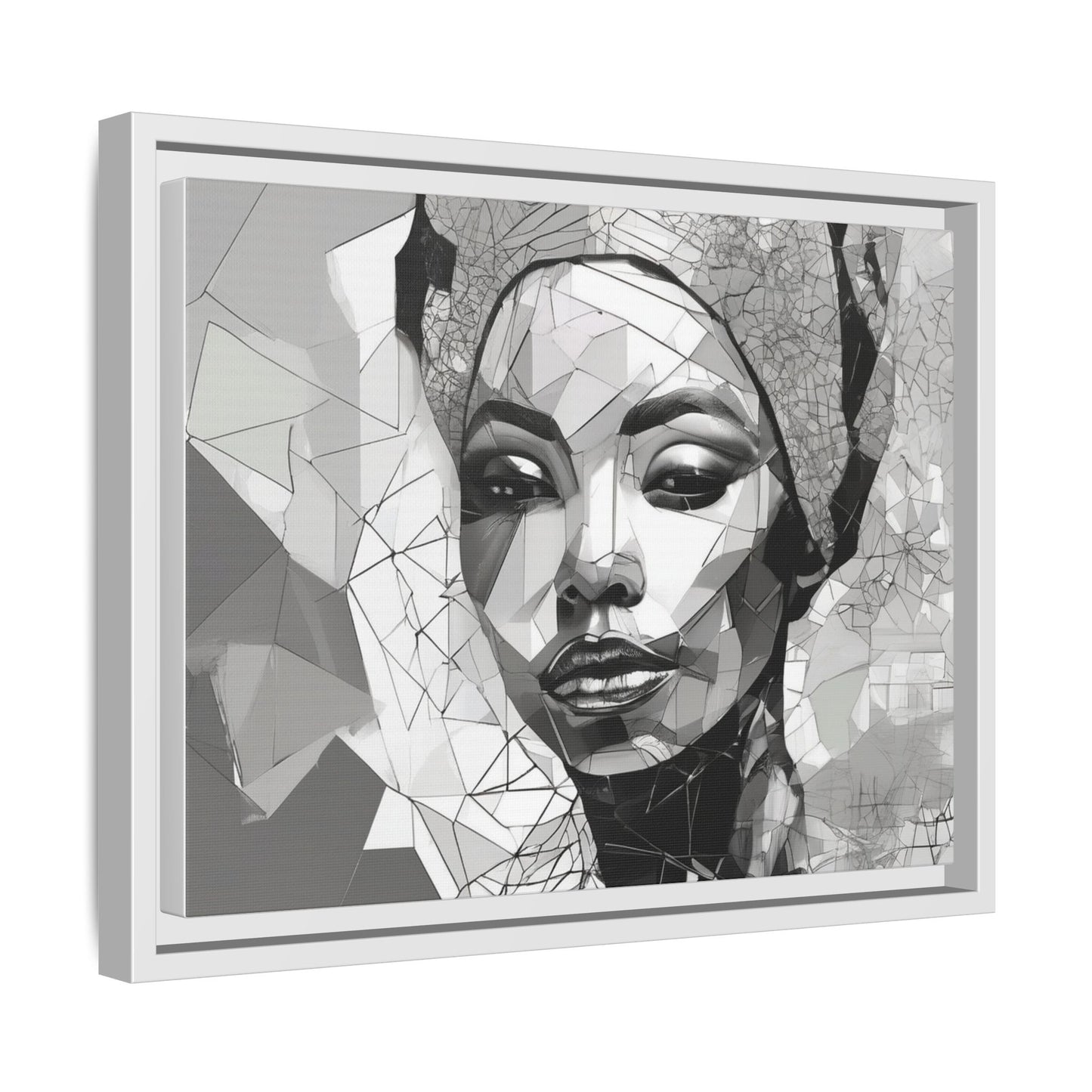 Fractured Grace: Portrait in Prism