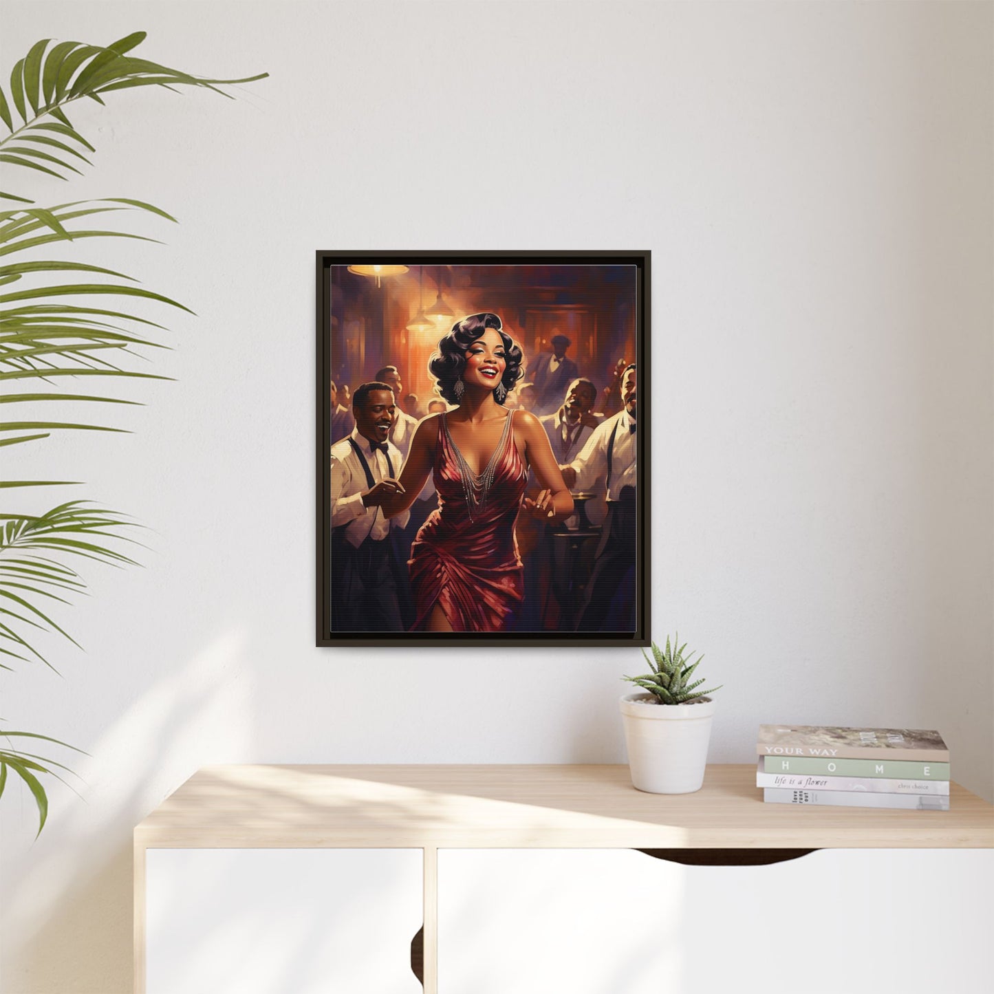 Matte Canvas, Framed (Multi-color)