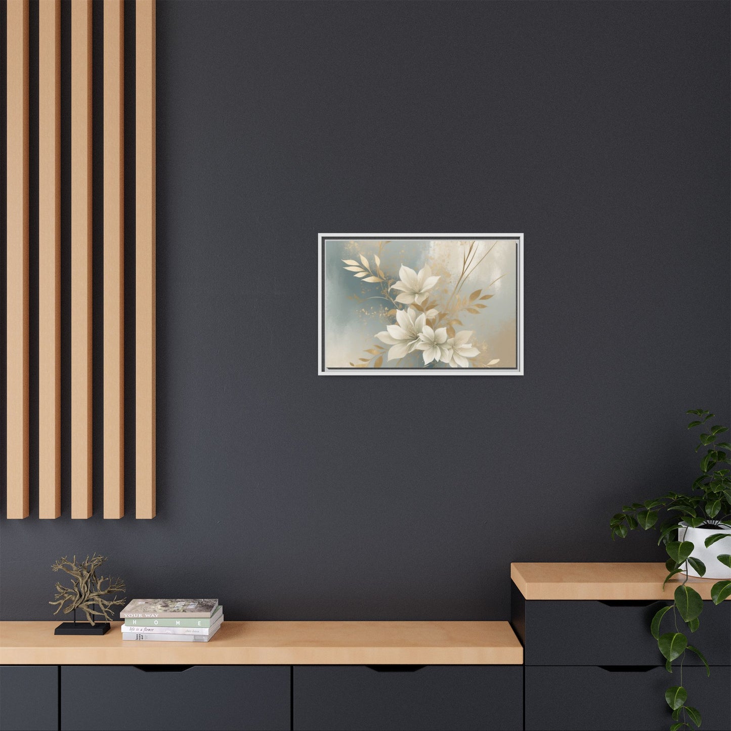 Matte Canvas, Framed (Multi-color)