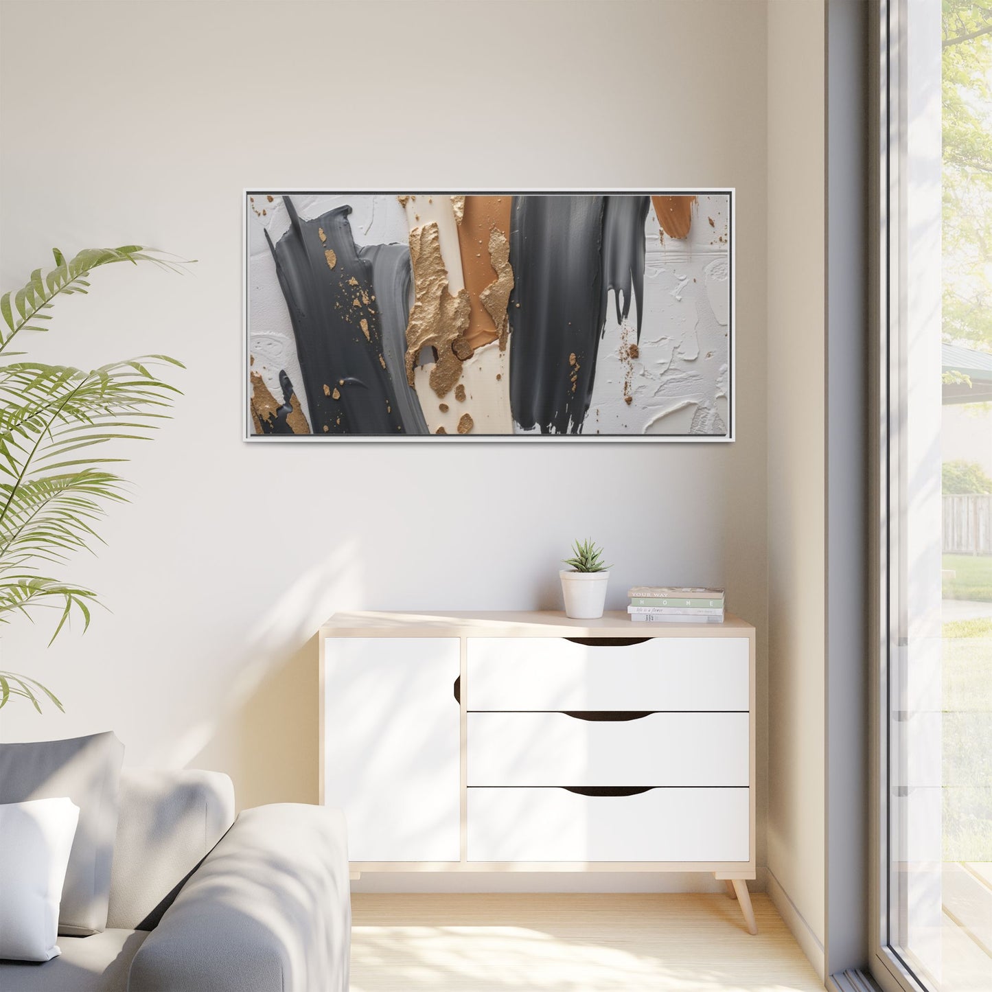 Matte Canvas, Framed (Multi-color)