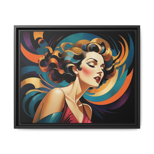Matte Canvas, Framed (Multi-color)
