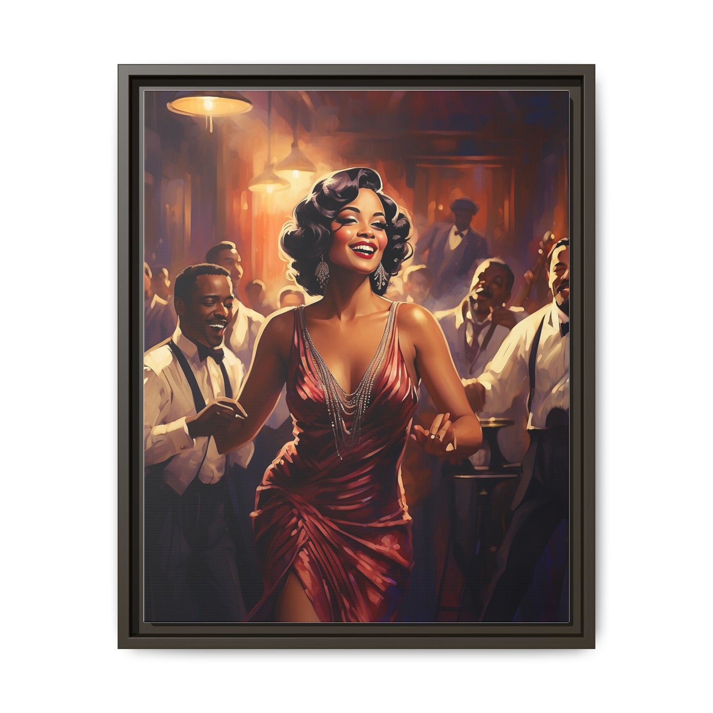 Matte Canvas, Framed (Multi-color)