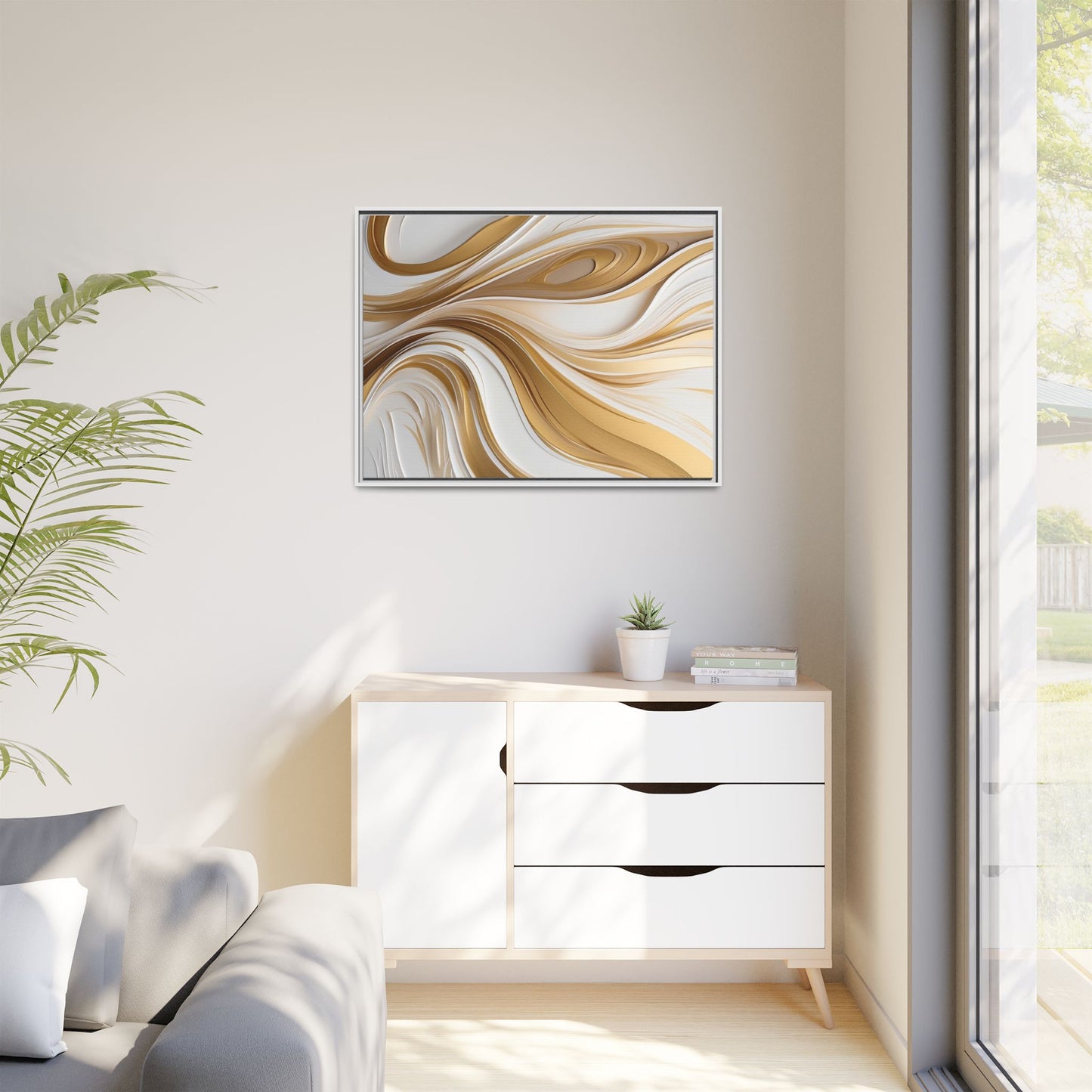 Matte Canvas, Framed (Multi-color)