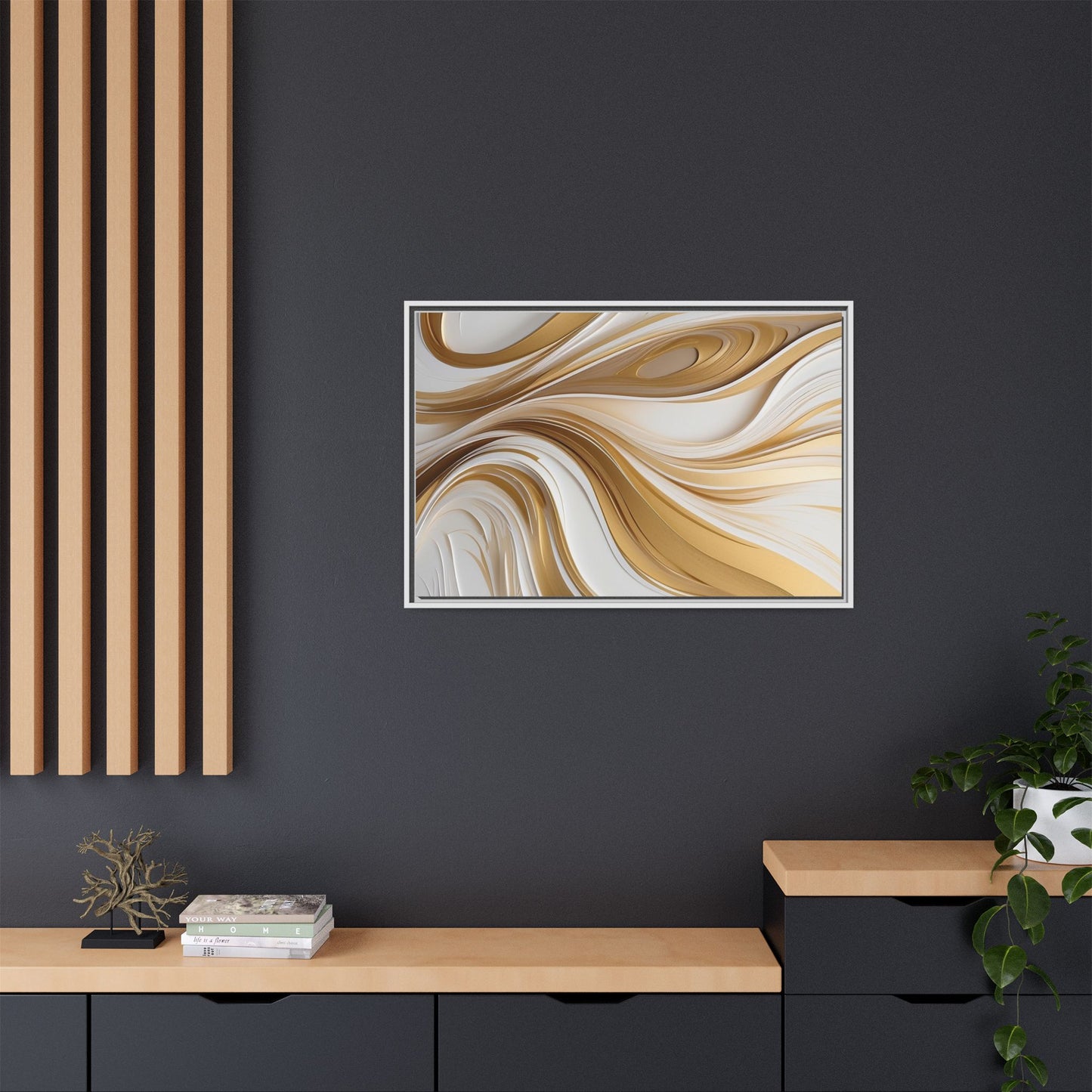 Matte Canvas, Framed (Multi-color)