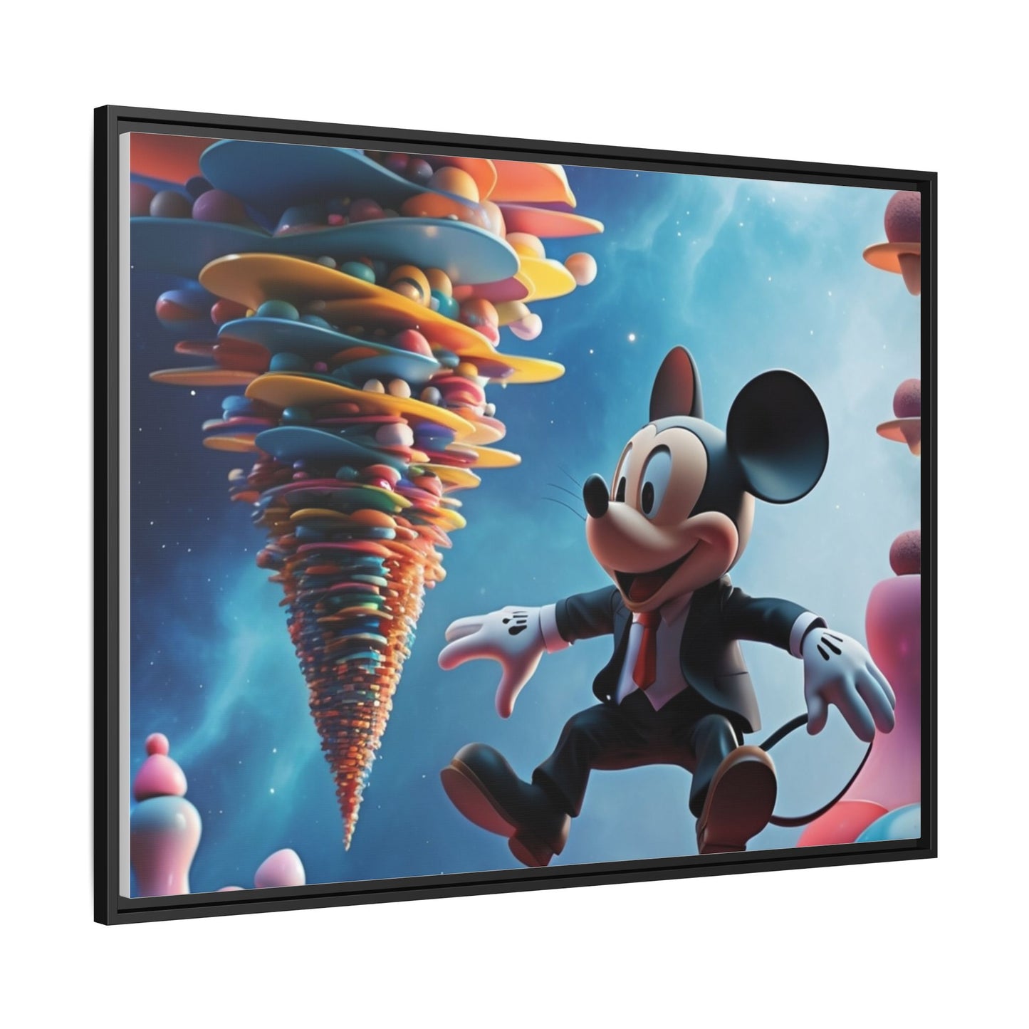 Matte Canvas, Framed (Multi-color)