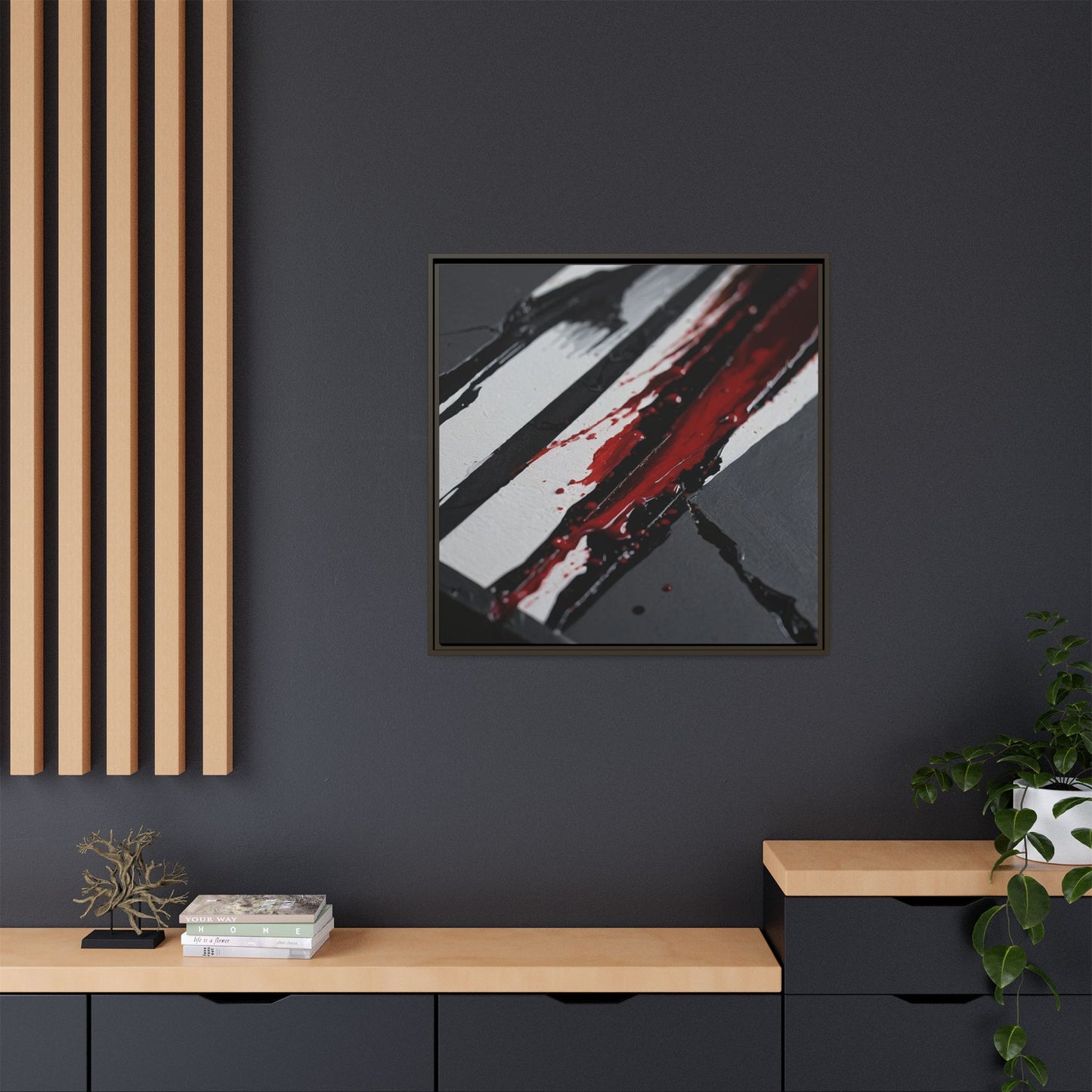 Matte Canvas, Framed (Multi-color)