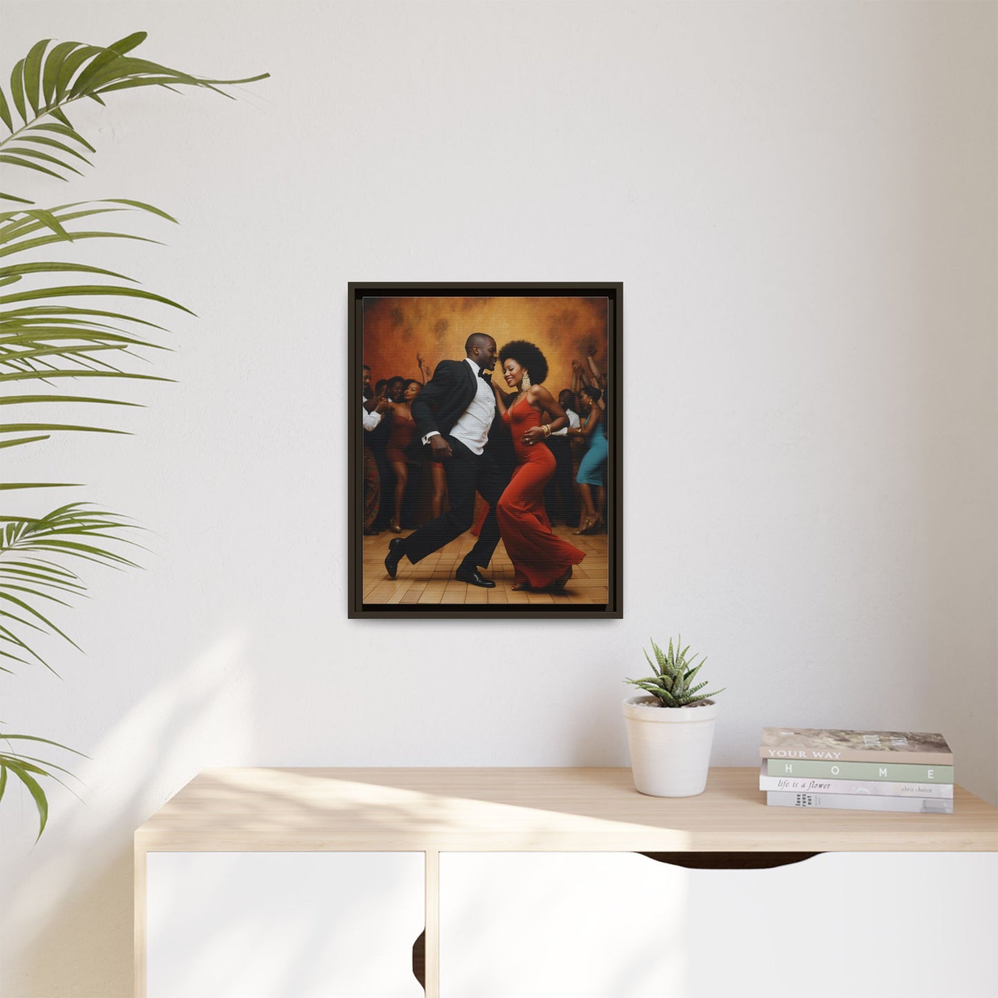 Matte Canvas, Framed (Multi-color)