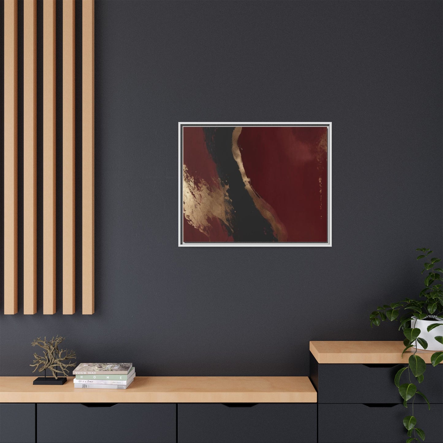 Matte Canvas, Framed (Multi-color)