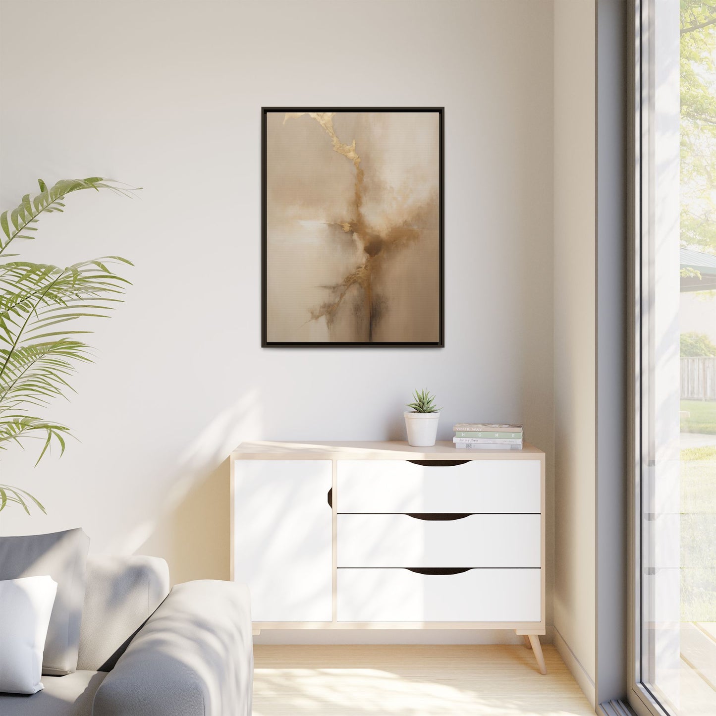Matte Canvas, Framed (Multi-color)