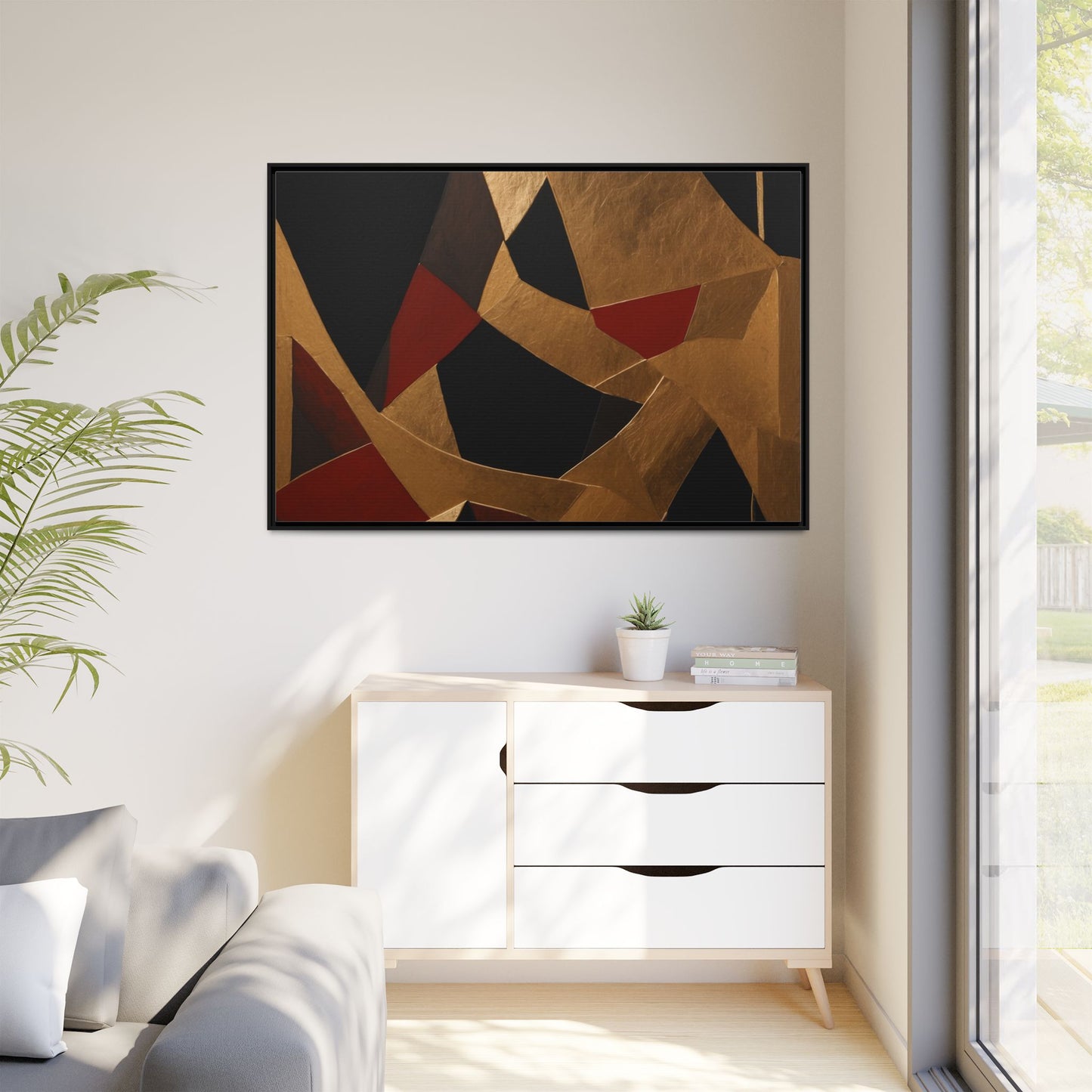 Matte Canvas, Framed (Multi-color)