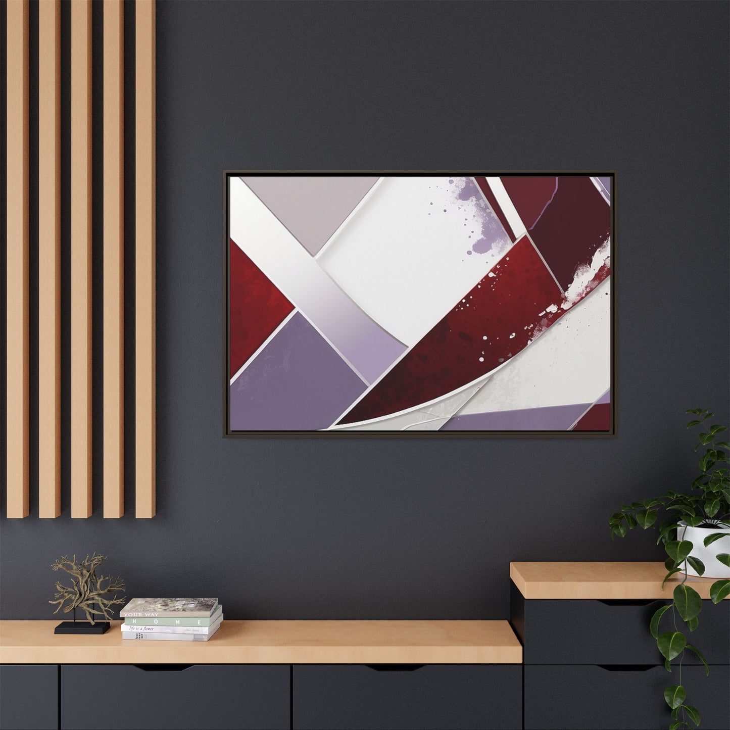 Matte Canvas, Framed (Multi-color)