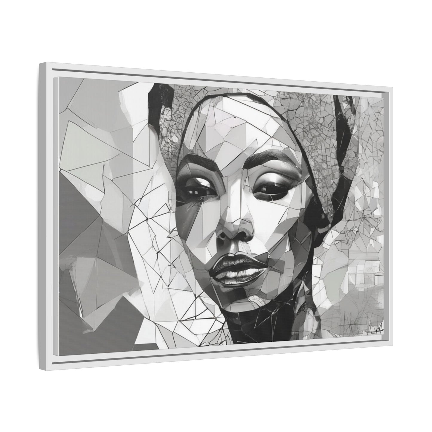 Fractured Grace: Portrait in Prism