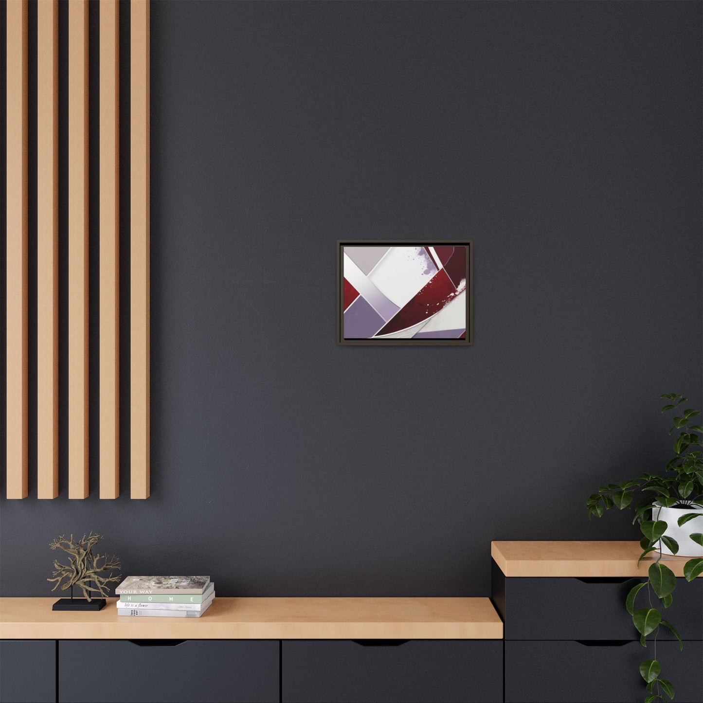 Matte Canvas, Framed (Multi-color)