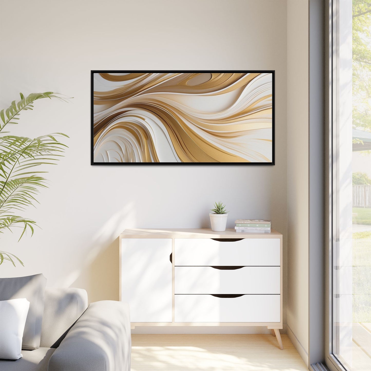Matte Canvas, Framed (Multi-color)