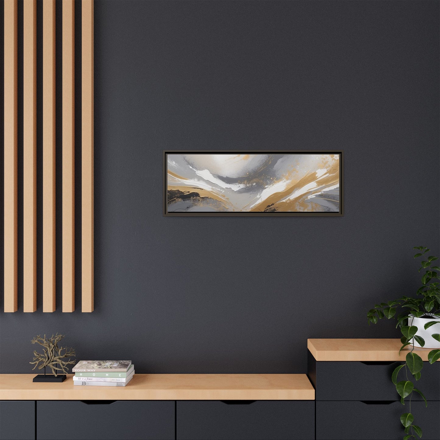 Matte Canvas, Framed (Multi-color)