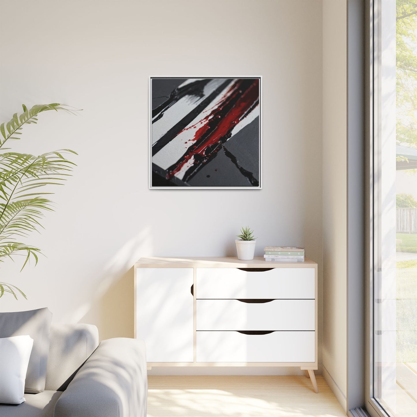 Matte Canvas, Framed (Multi-color)