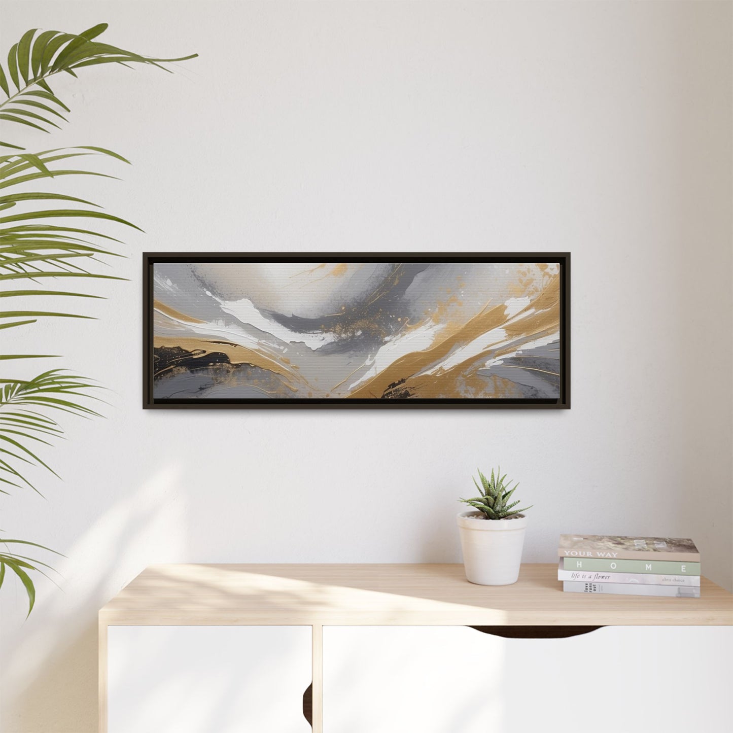 Matte Canvas, Framed (Multi-color)