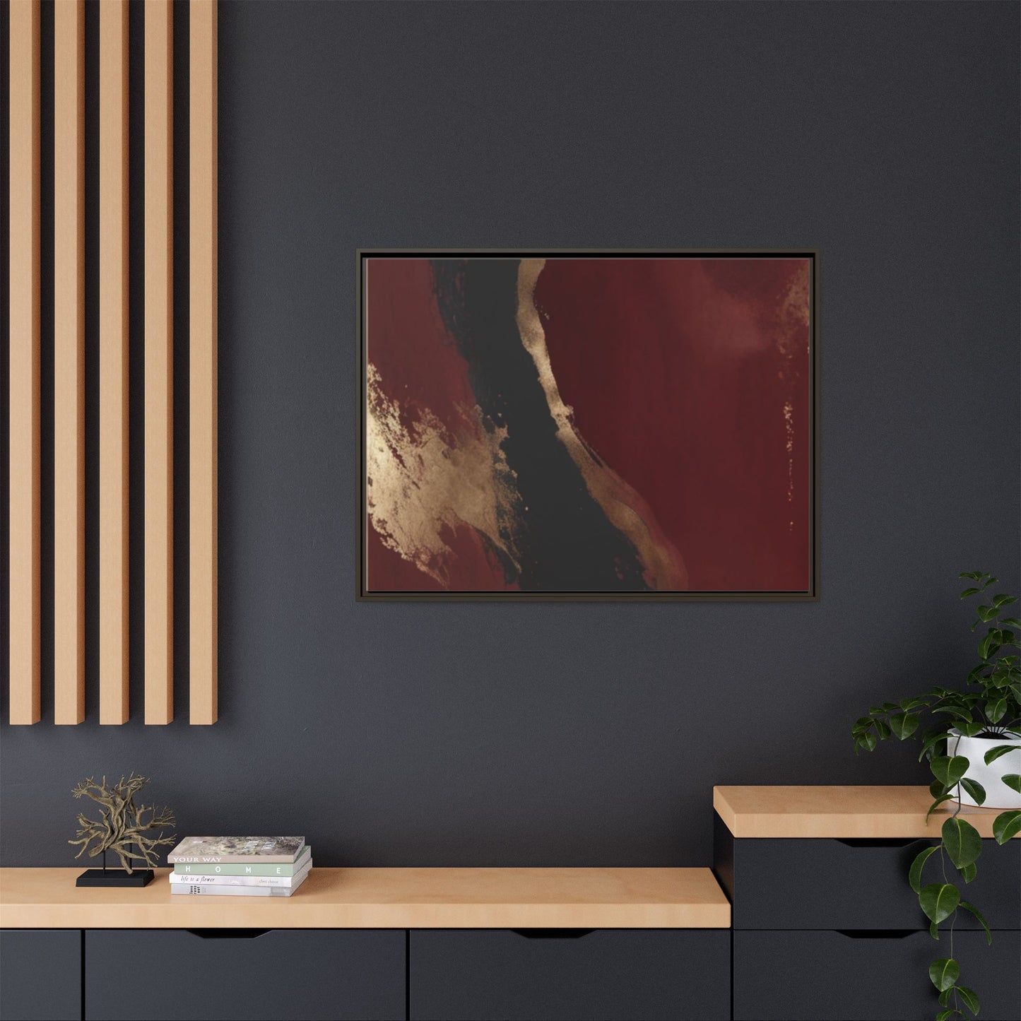 Matte Canvas, Framed (Multi-color)