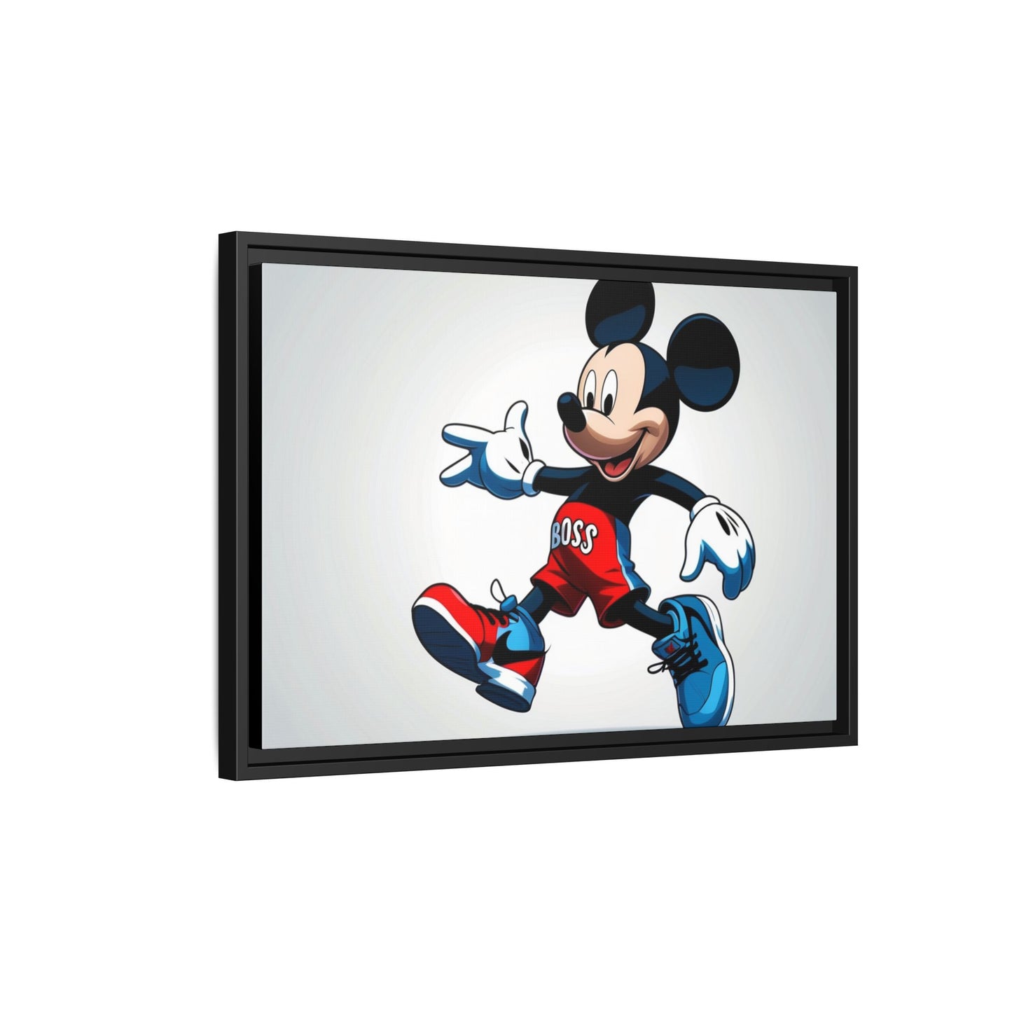 Mickey Mouse Boss Framed Canvas Art